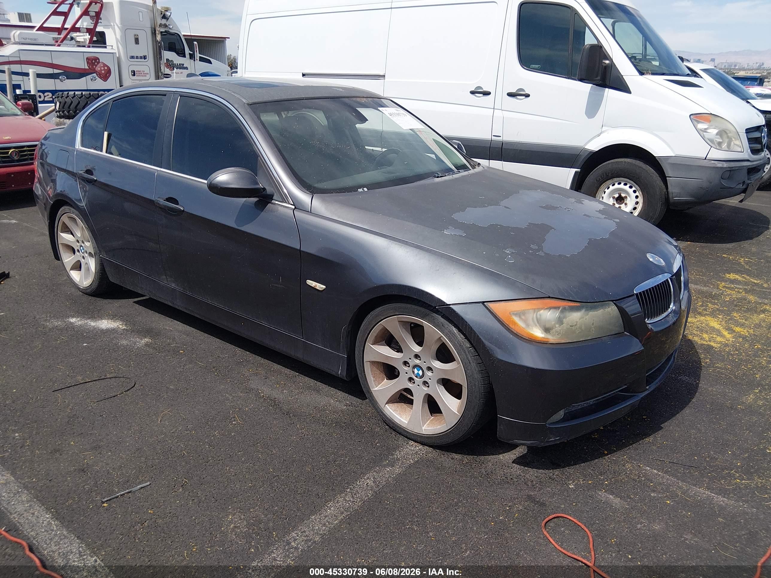 2006 Bmw 330i Gray vin: WBAVB33566PS18515