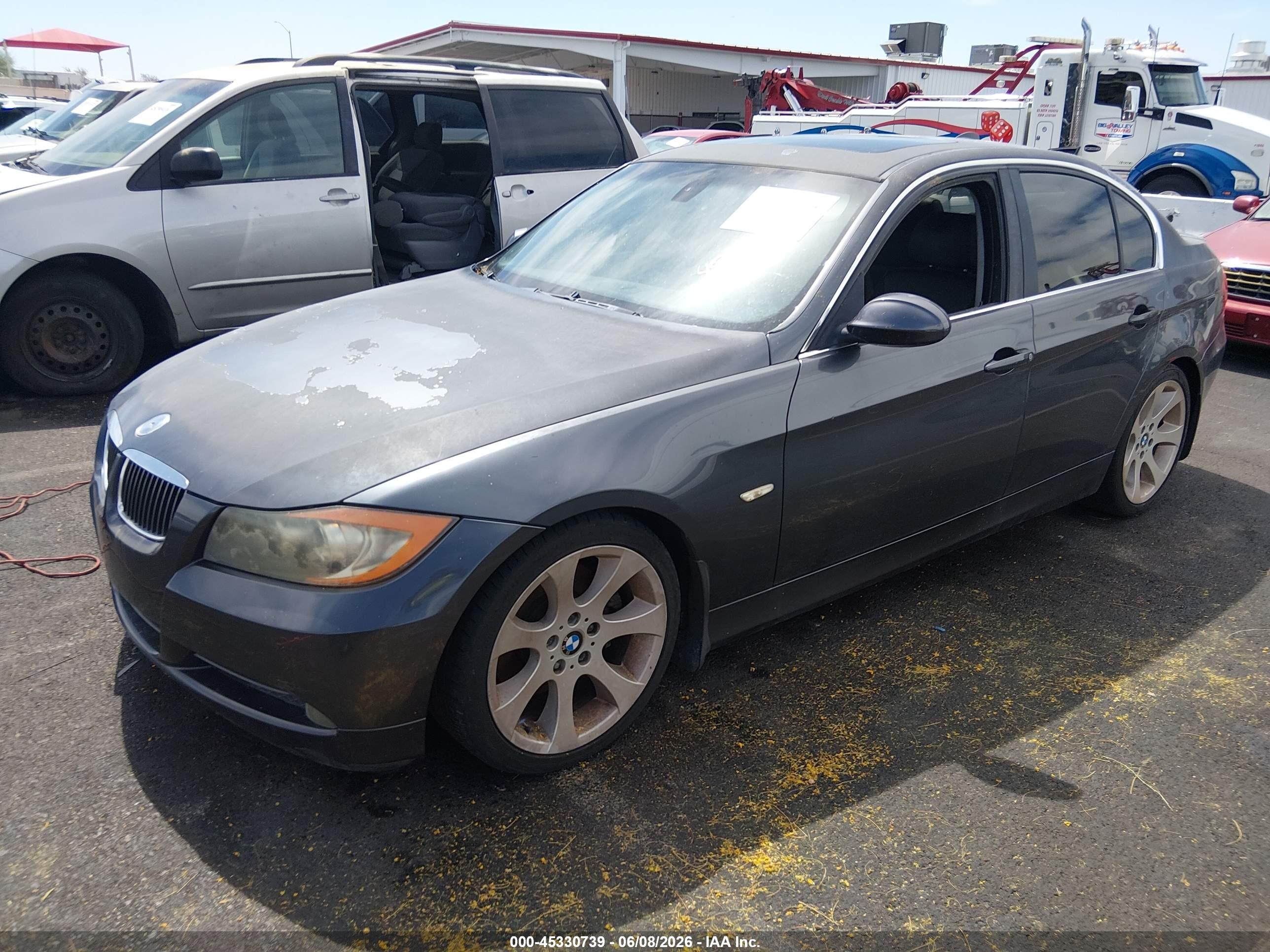 2006 Bmw 330i Gray vin: WBAVB33566PS18515