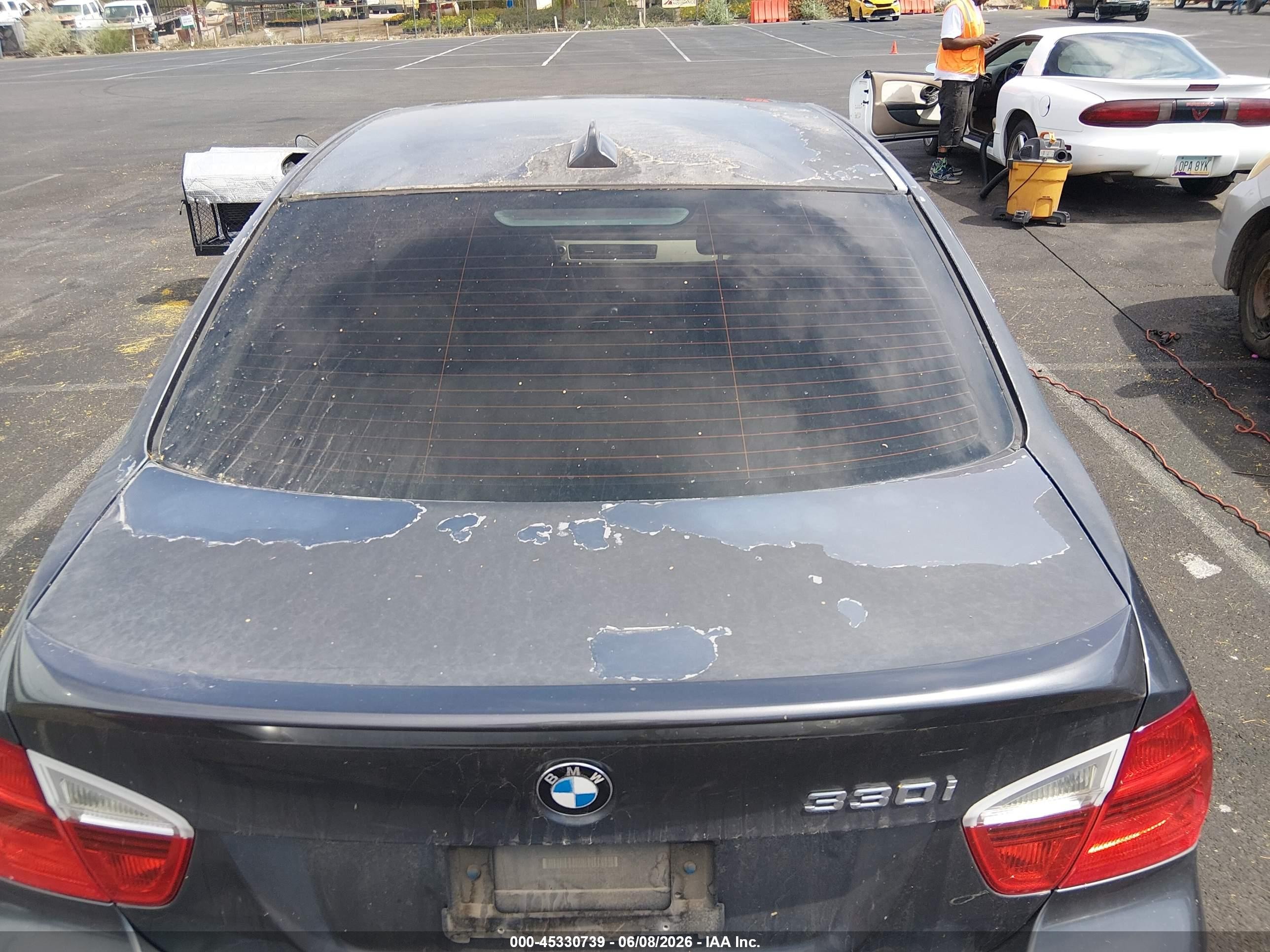 2006 Bmw 330i Gray vin: WBAVB33566PS18515