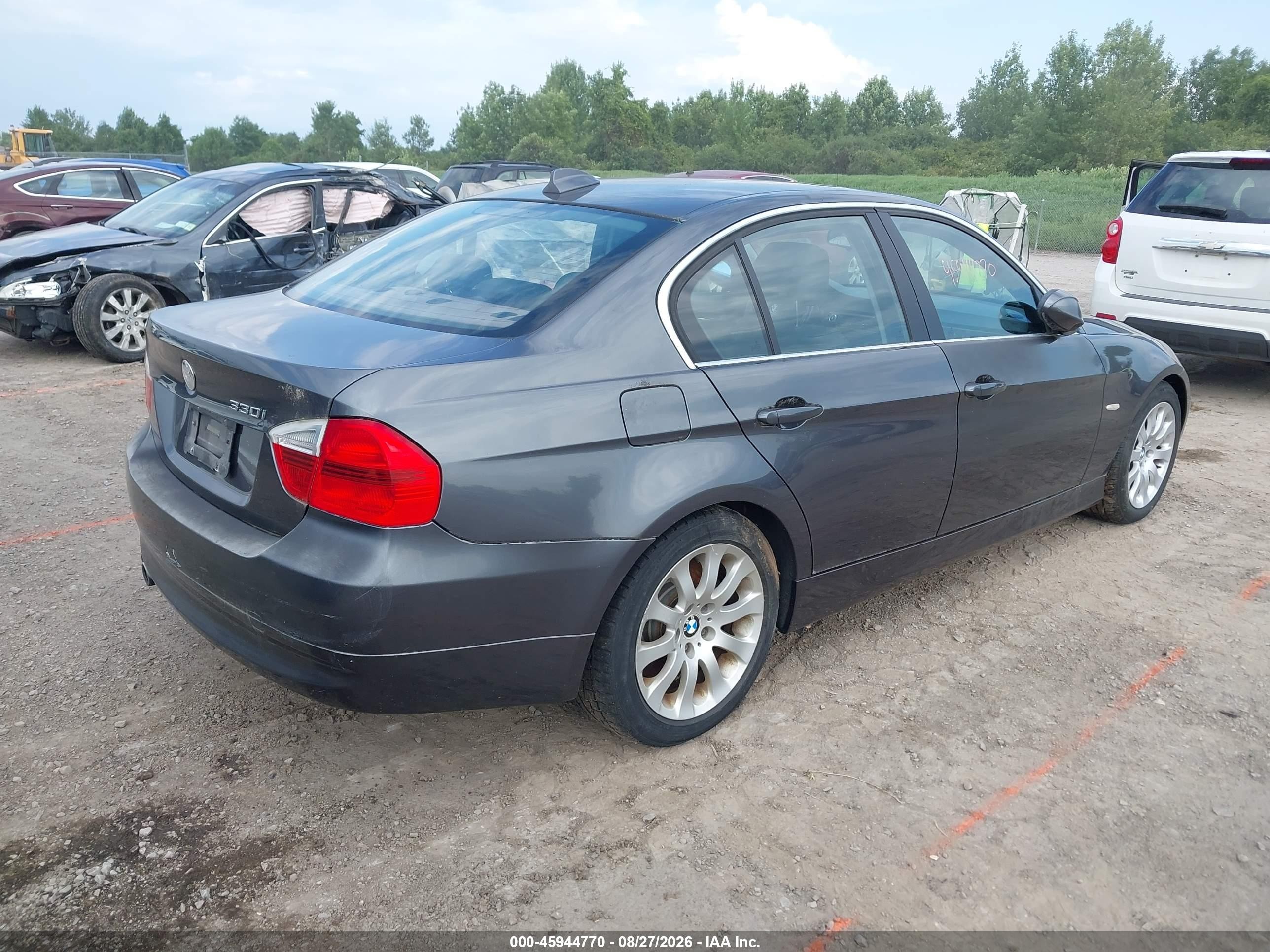 2006 Bmw 330i   Gray vin: WBAVB33576PS16711