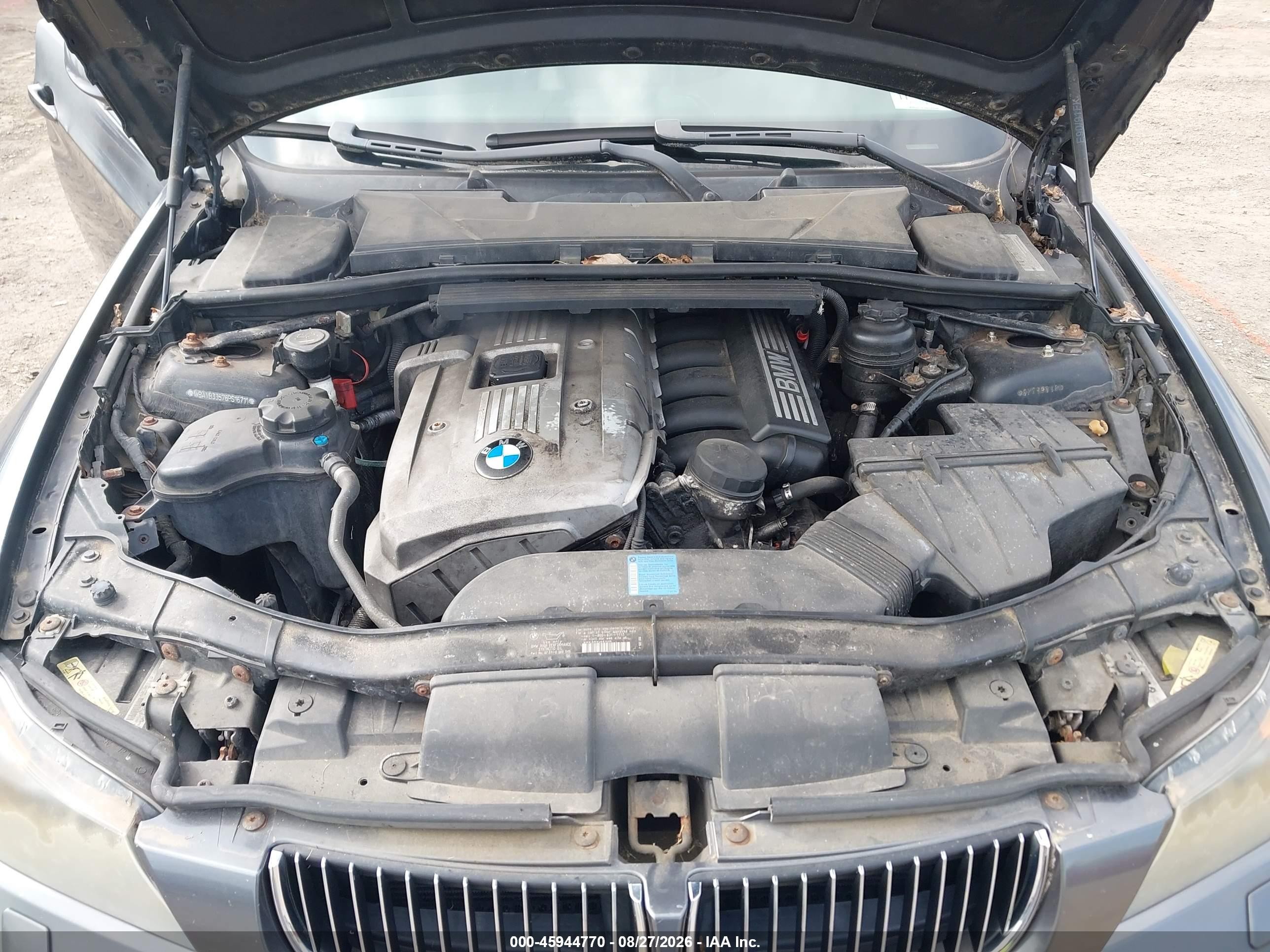 2006 Bmw 330i   Gray vin: WBAVB33576PS16711