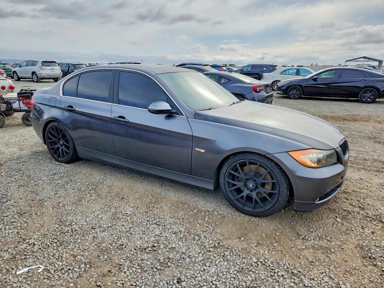2006 Bmw 330 I Silver vin: WBAVB33586KR74098