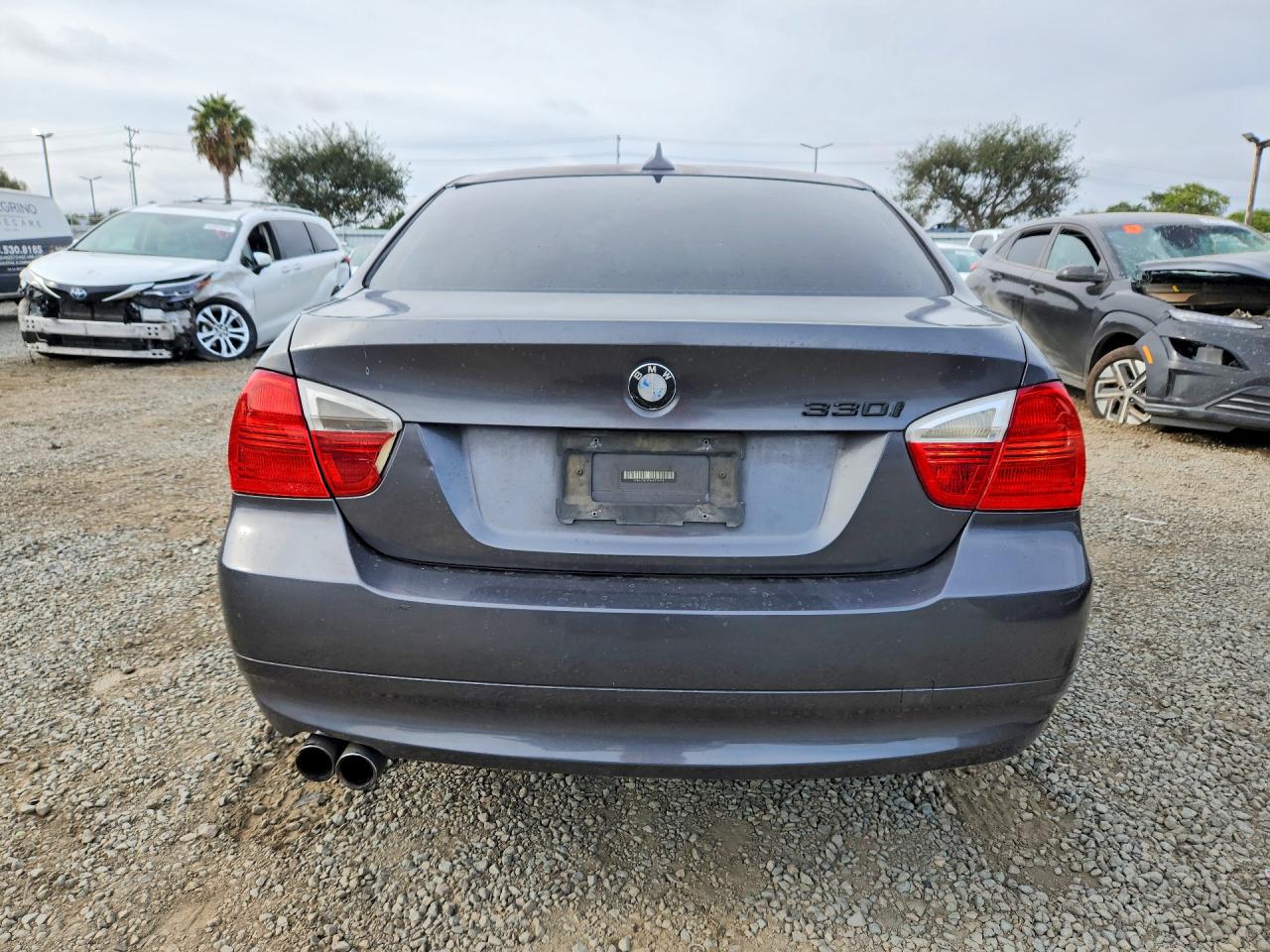 2006 Bmw 330 I Silver vin: WBAVB33586KR74098