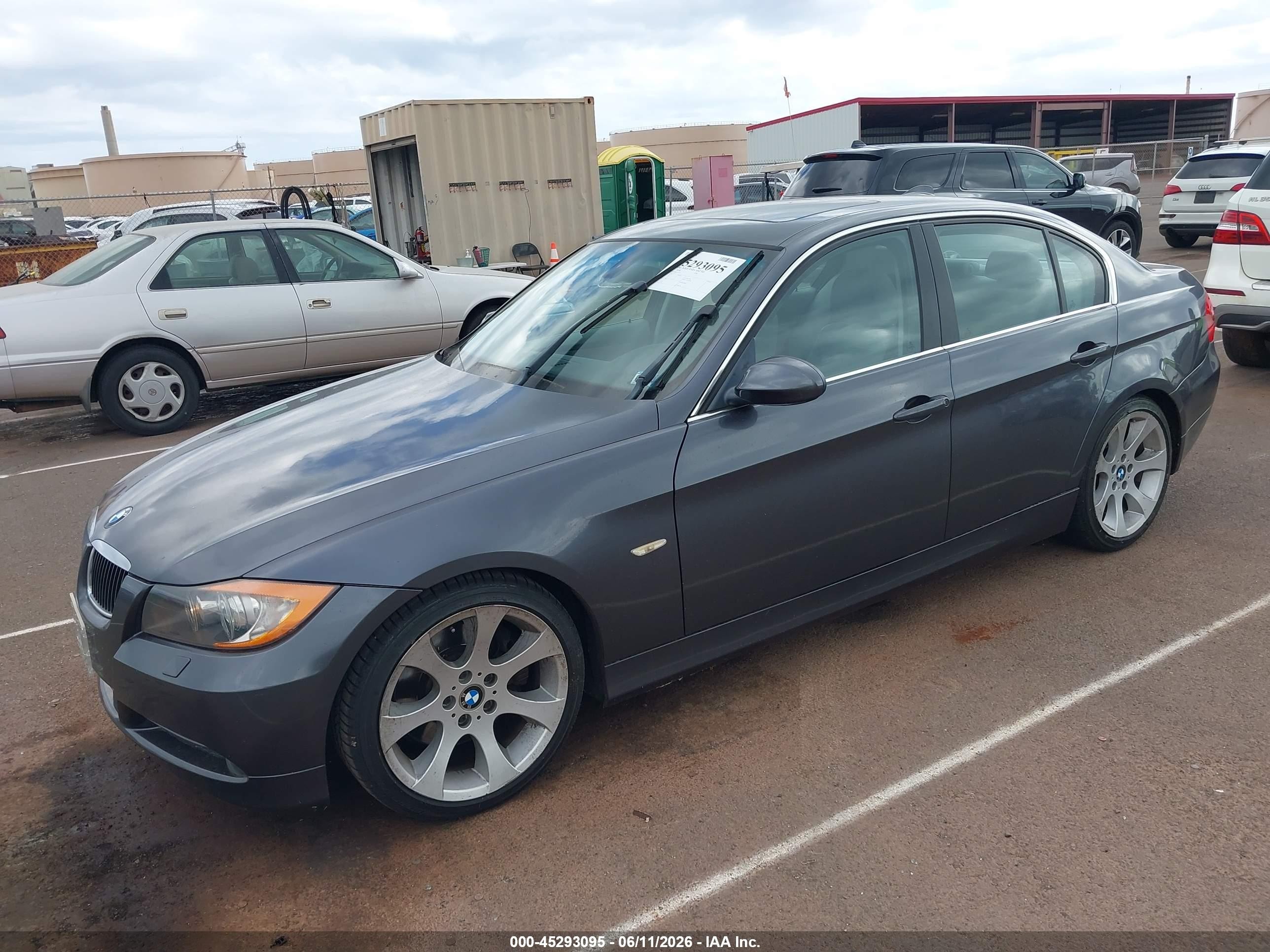 2006 Bmw 330i   Gray vin: WBAVB33586KS33739
