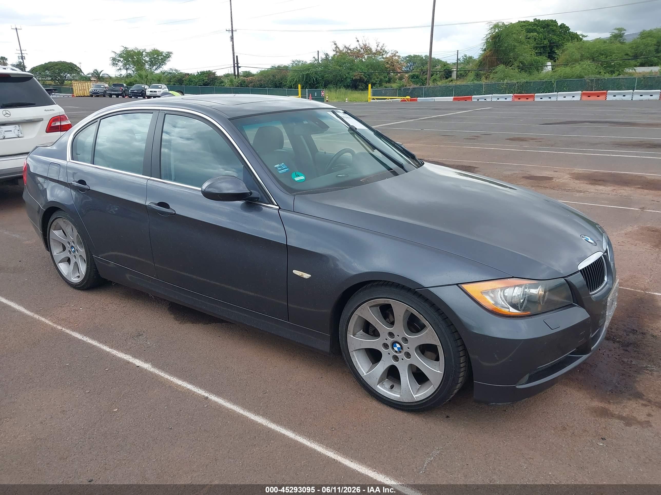 2006 Bmw 330i   Серый vin: WBAVB33586KS33739