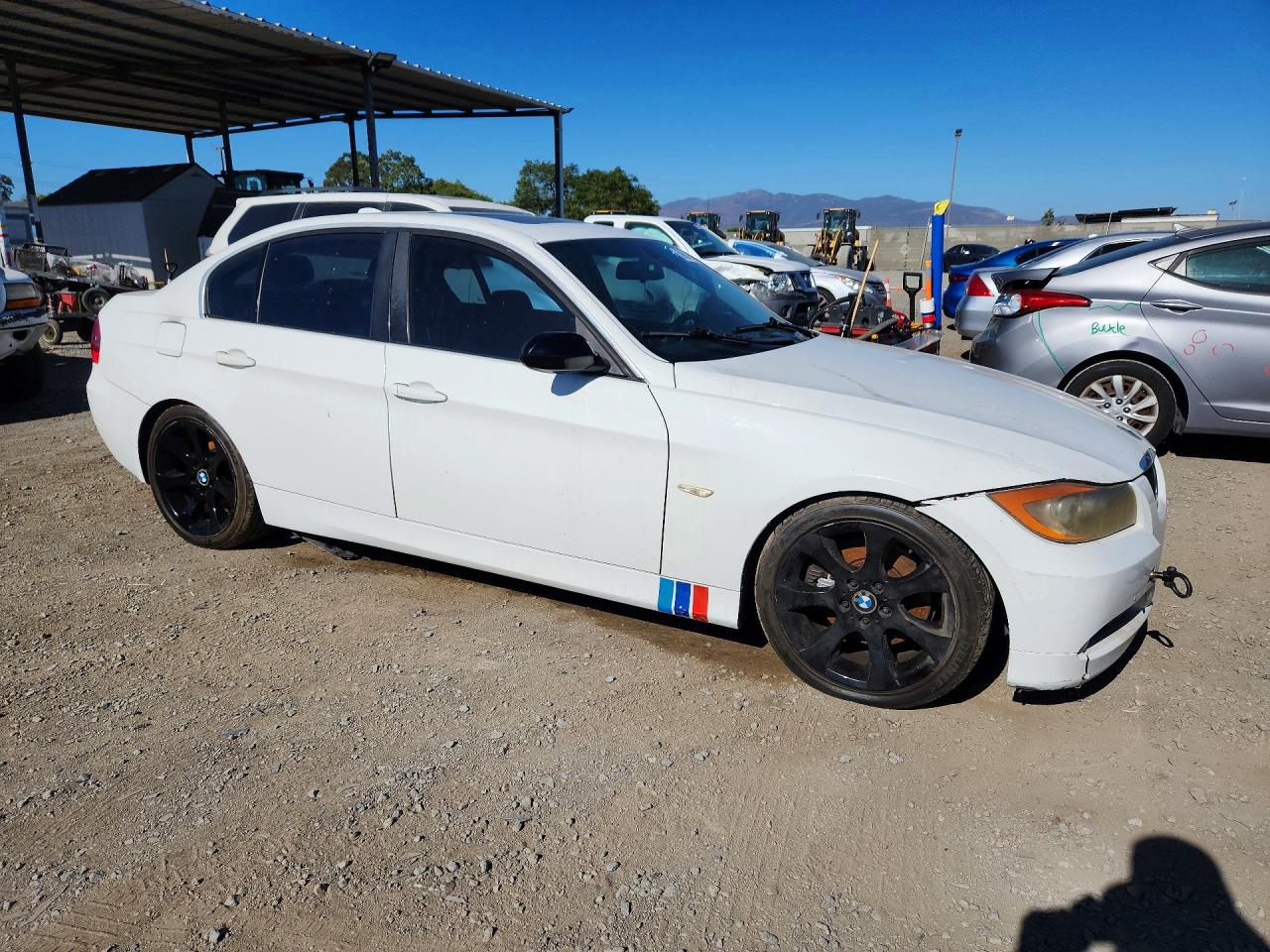 2006 Bmw 330 I White vin: WBAVB33596PS17861