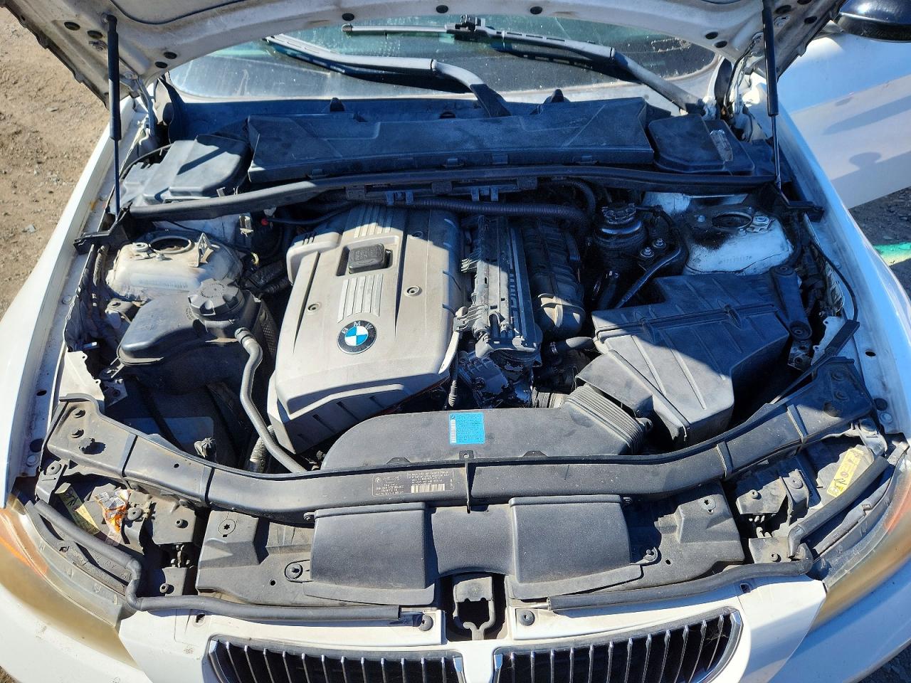 2006 Bmw 330 I White vin: WBAVB33596PS17861