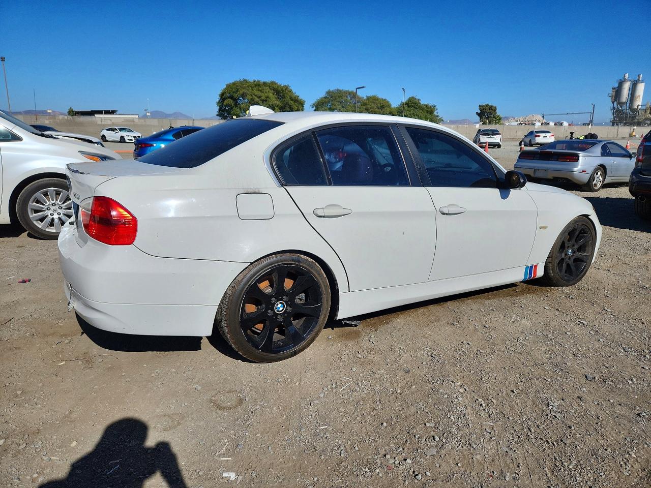 2006 Bmw 330 I White vin: WBAVB33596PS17861