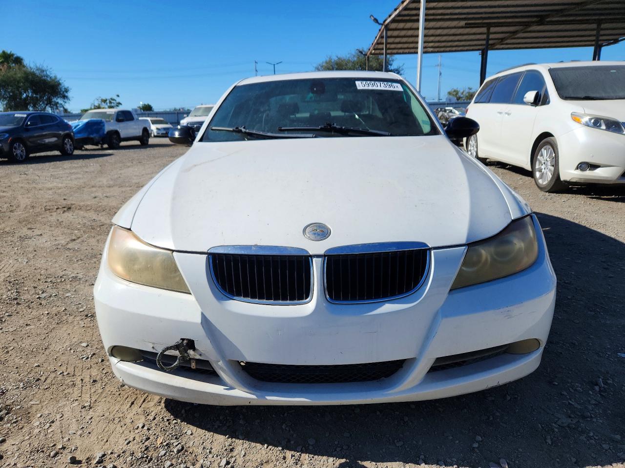 2006 Bmw 330 I White vin: WBAVB33596PS17861