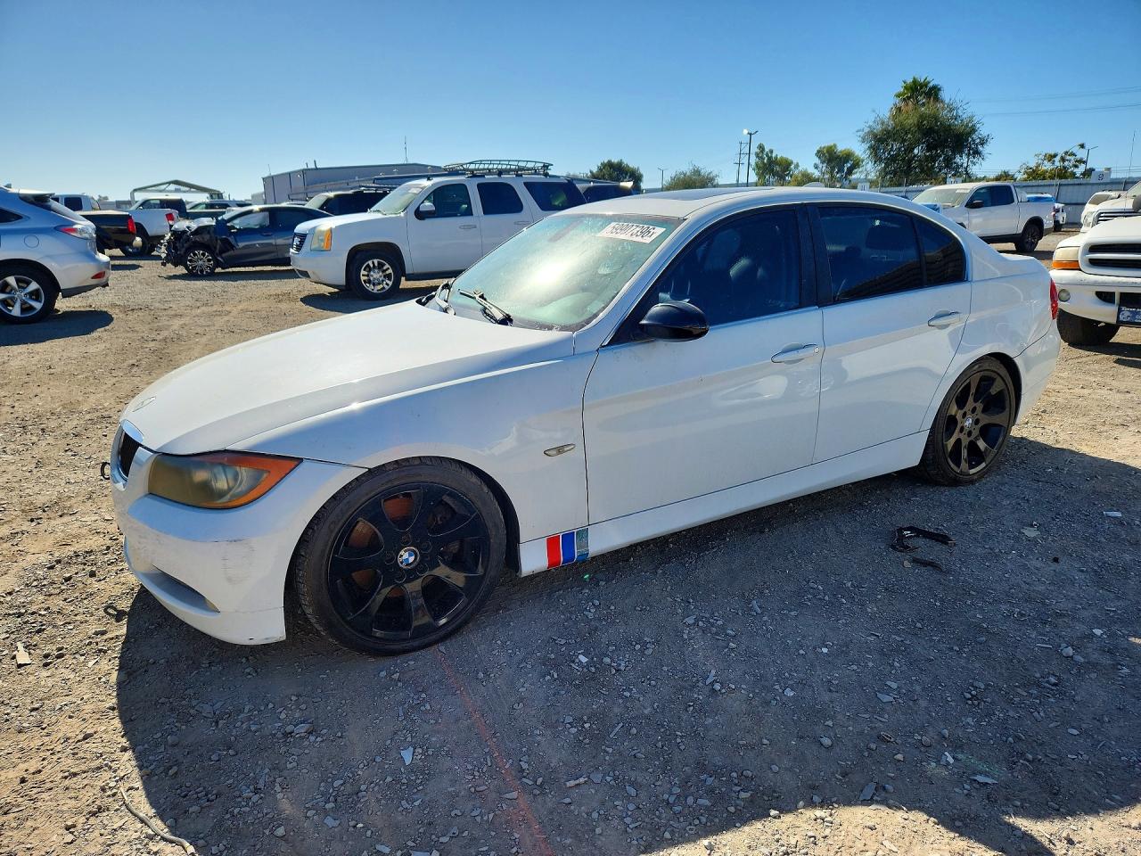 2006 Bmw 330 I White vin: WBAVB33596PS17861