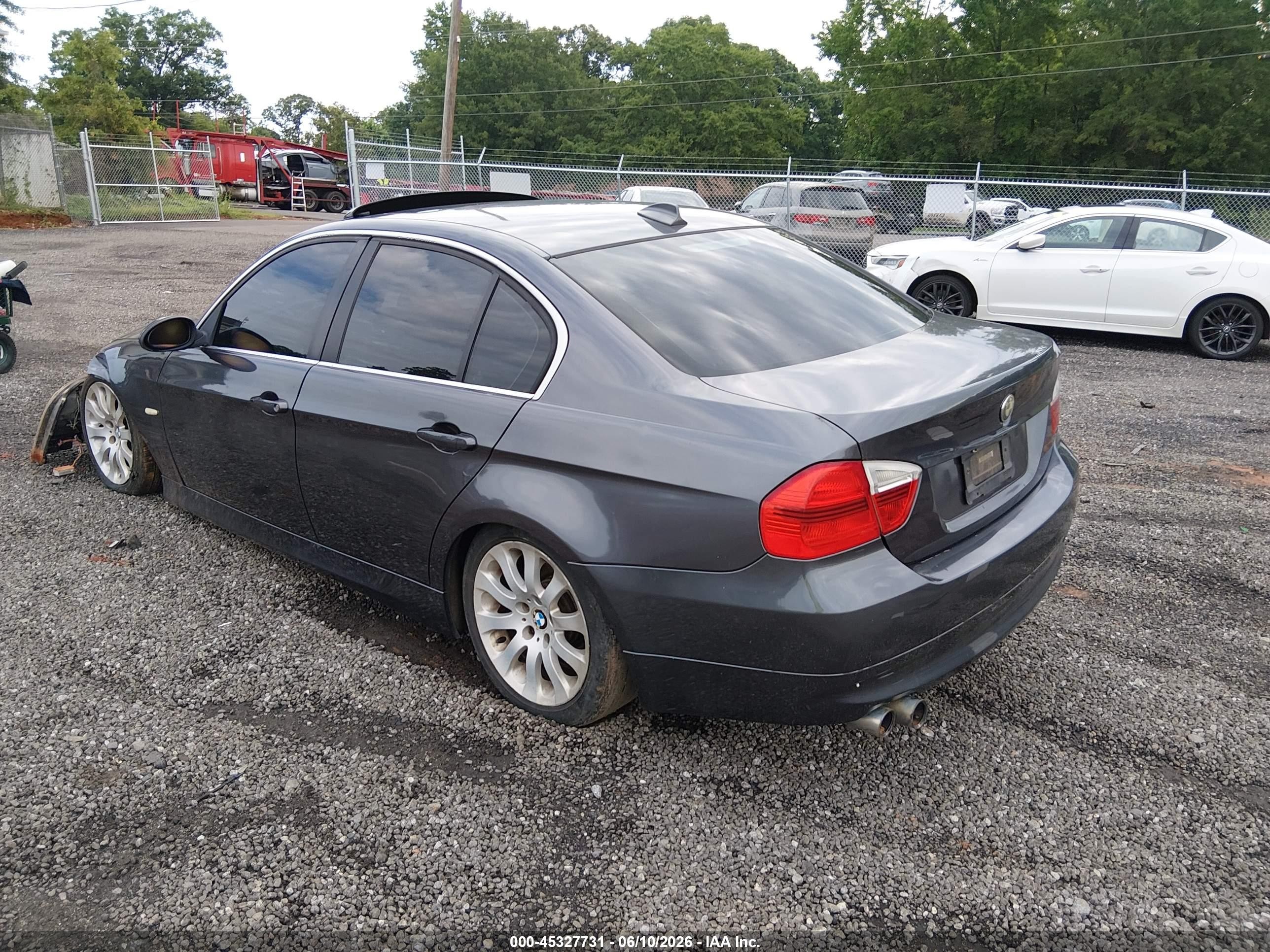 2006 Bmw 330i   Gray vin: WBAVB335X6KR72305