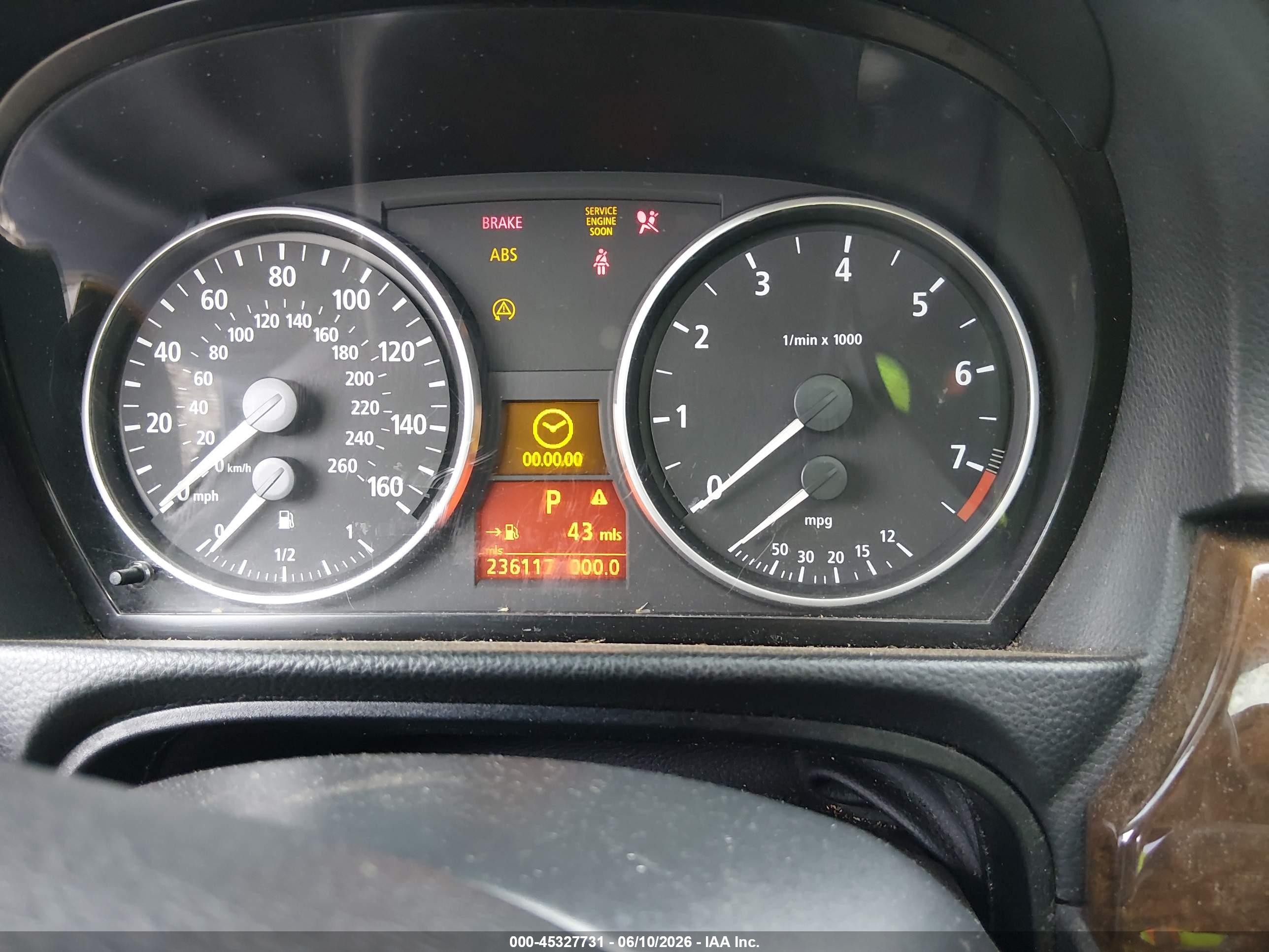 2006 Bmw 330i   Gray vin: WBAVB335X6KR72305