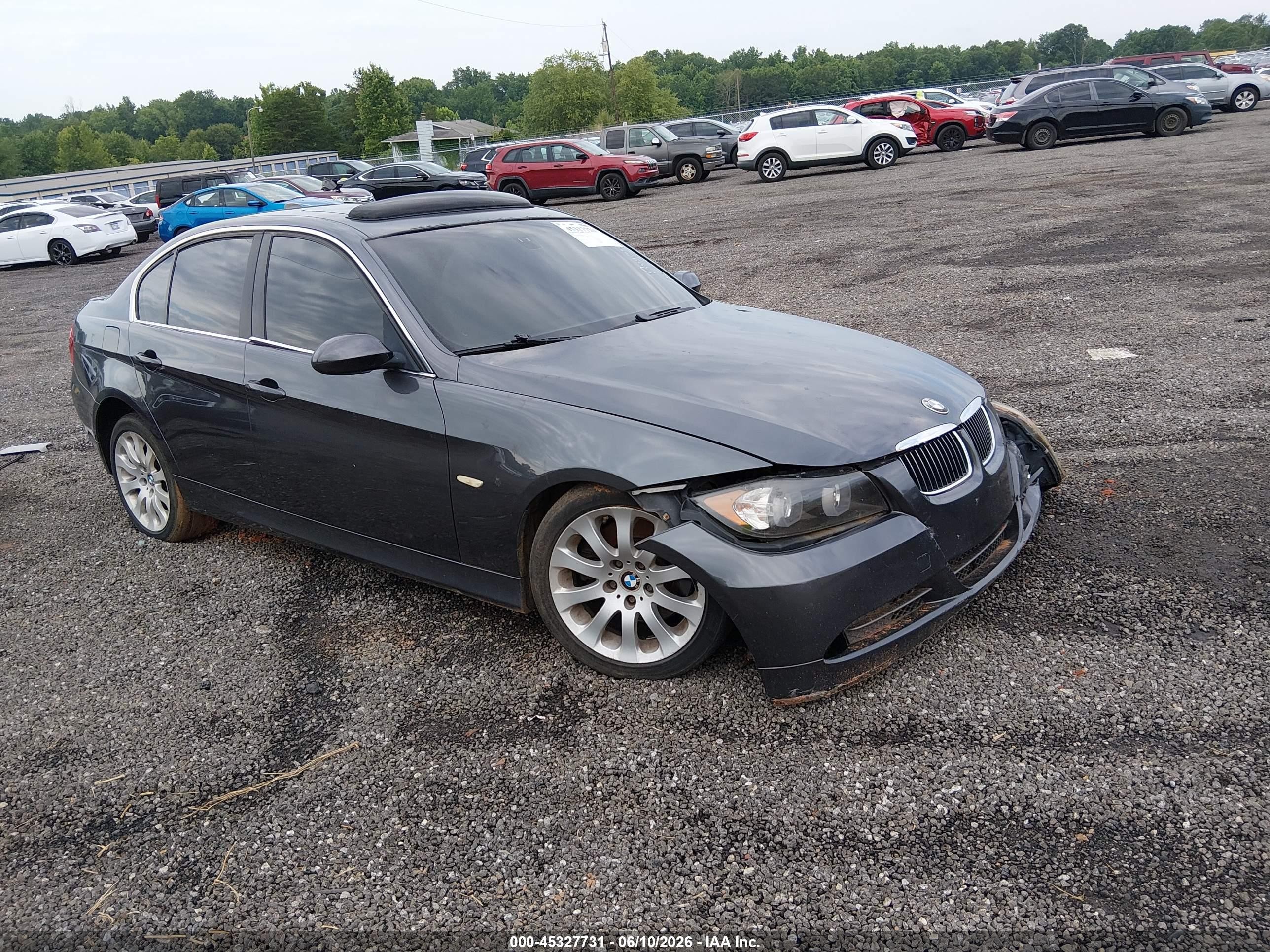2006 Bmw 330i   Gray vin: WBAVB335X6KR72305