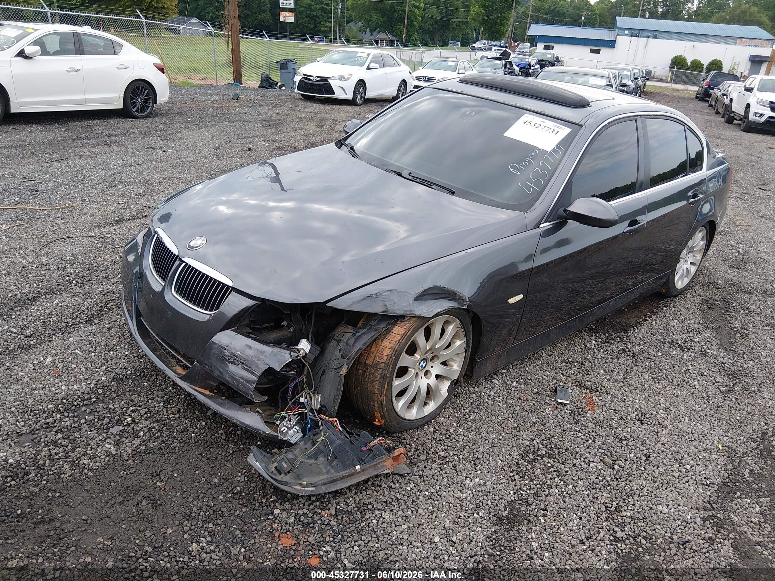 2006 Bmw 330i   Gray vin: WBAVB335X6KR72305