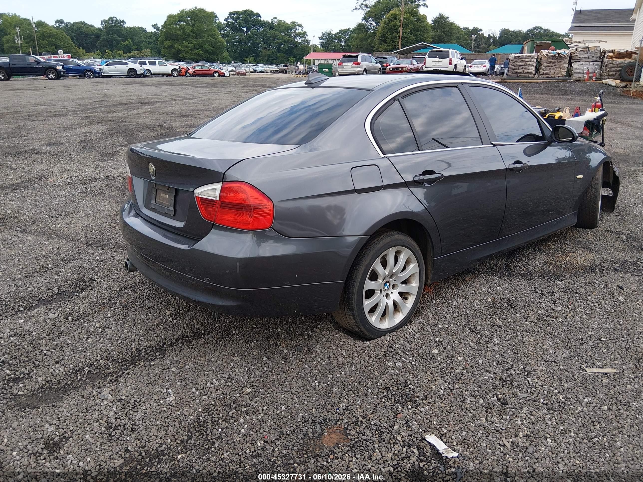2006 Bmw 330i   Gray vin: WBAVB335X6KR72305