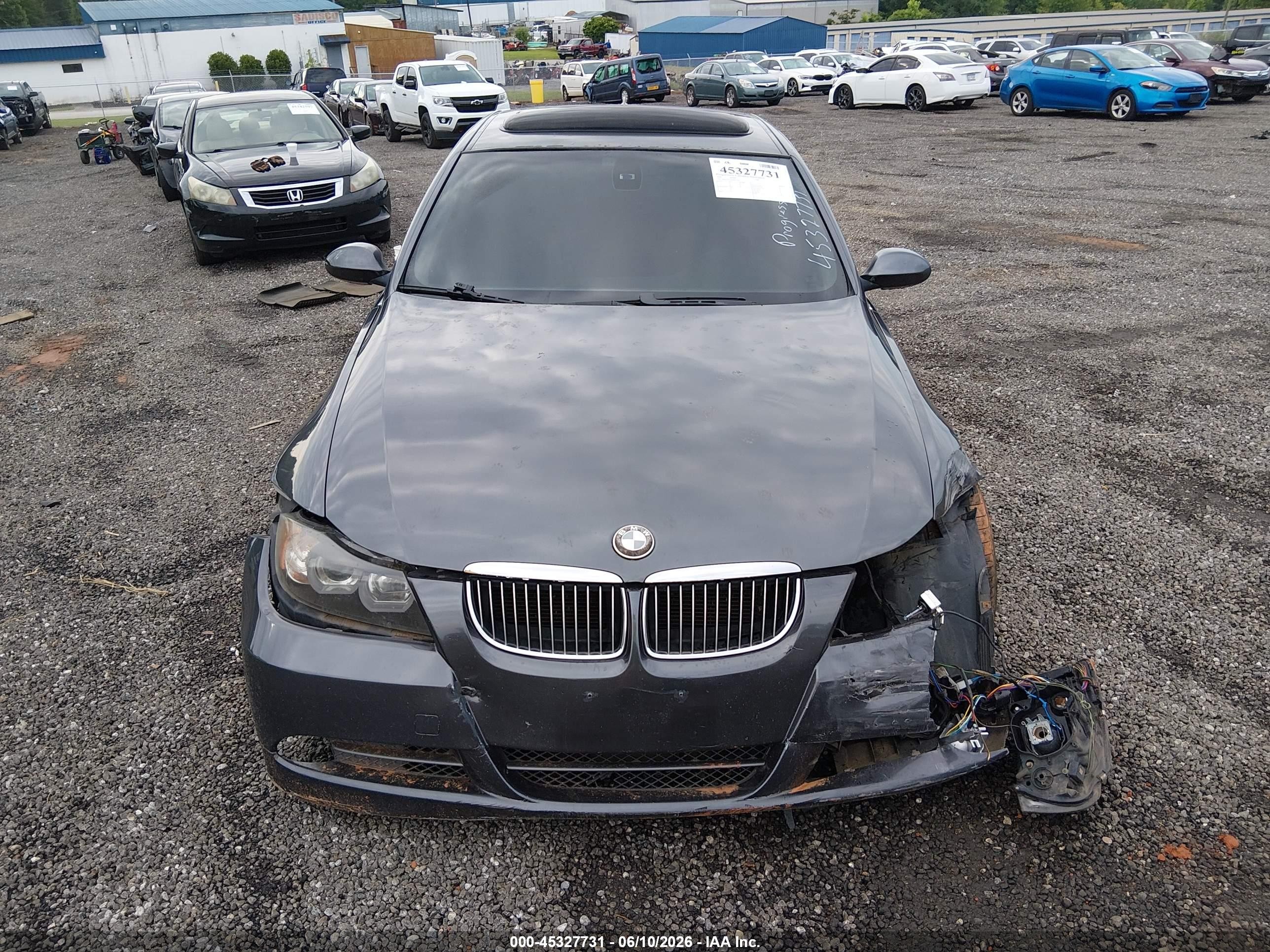 2006 Bmw 330i   Gray vin: WBAVB335X6KR72305