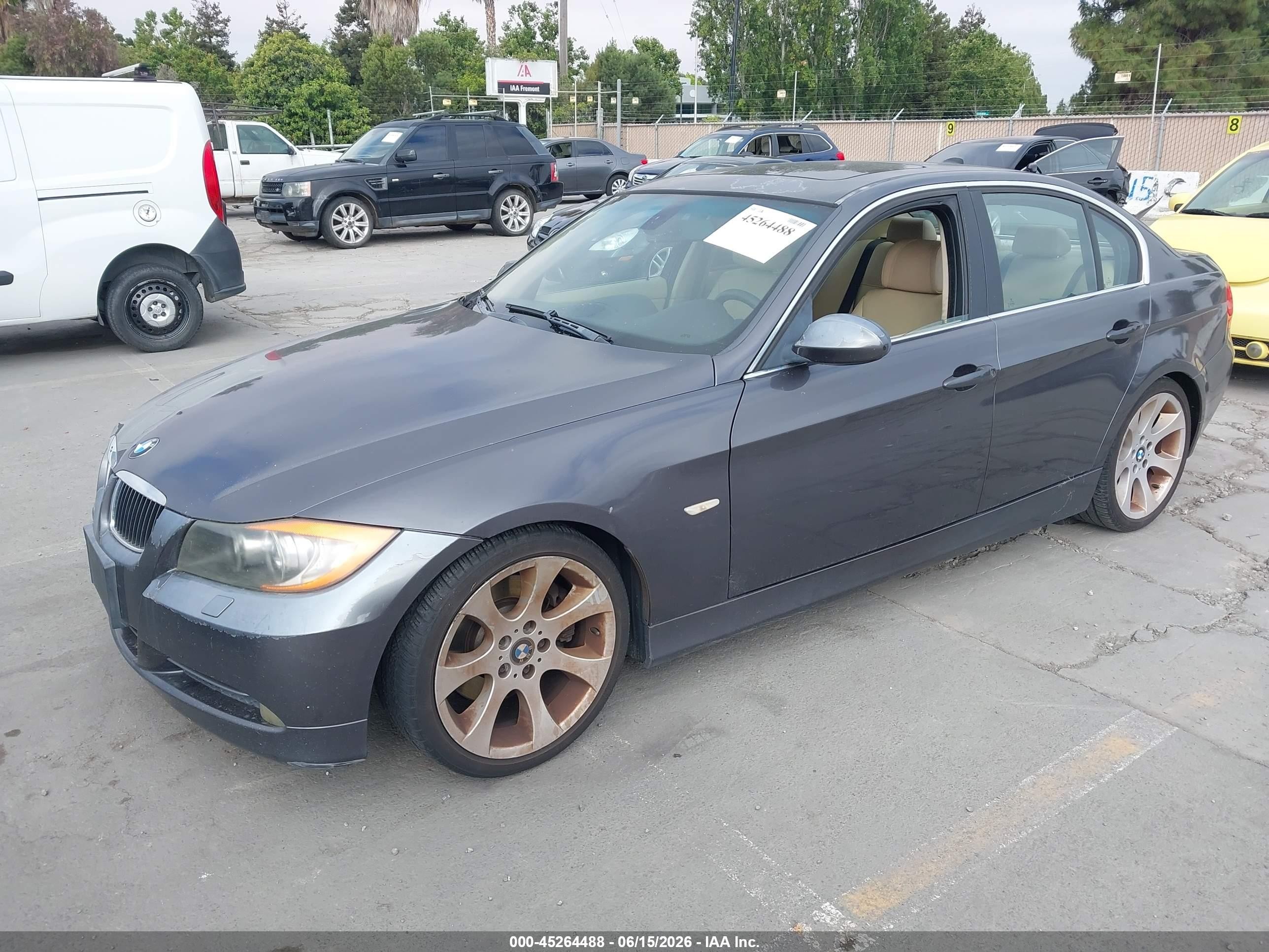 2006 Bmw 330i   Gray vin: WBAVB335X6KR77357
