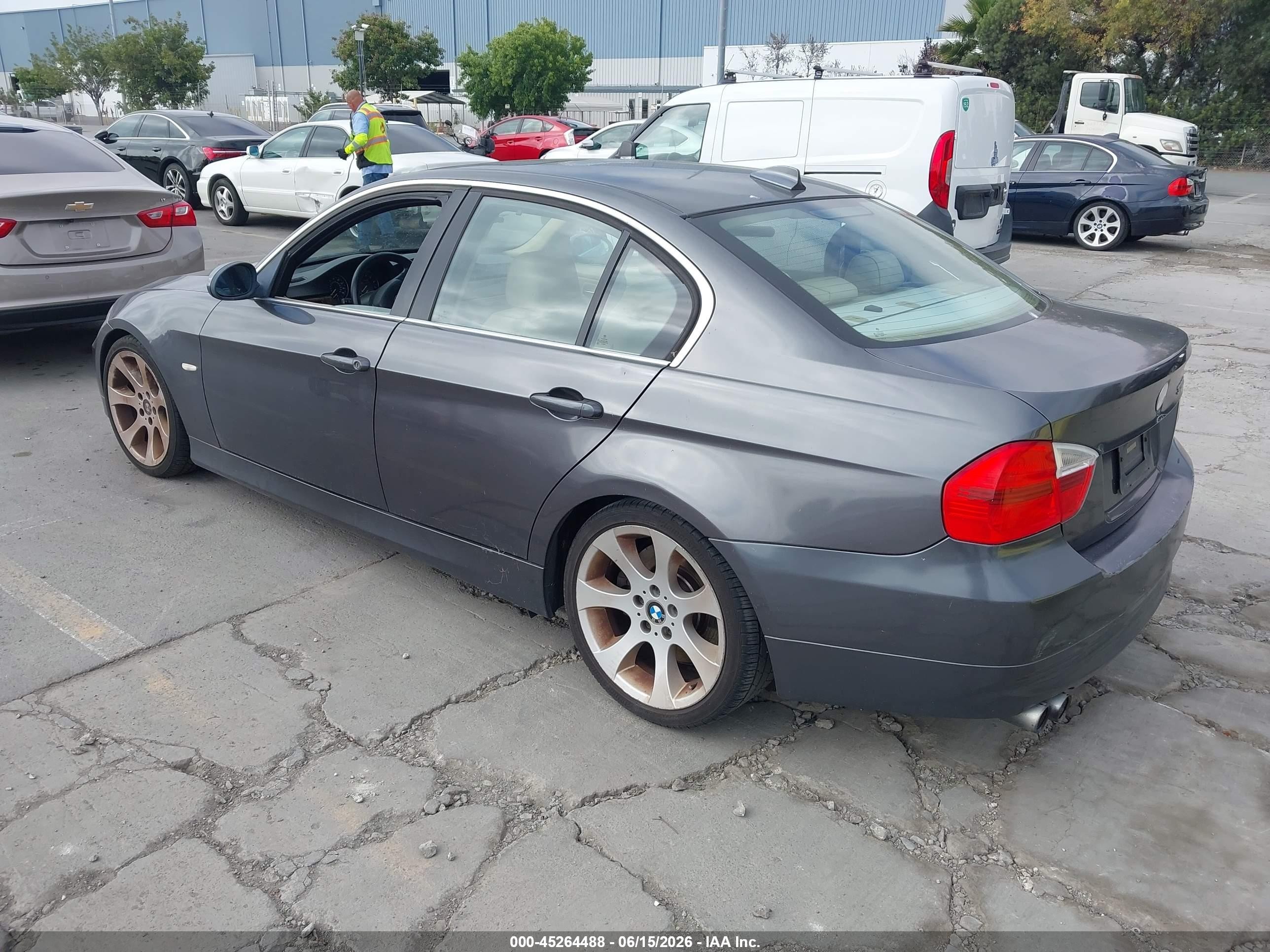 2006 Bmw 330i   Gray vin: WBAVB335X6KR77357
