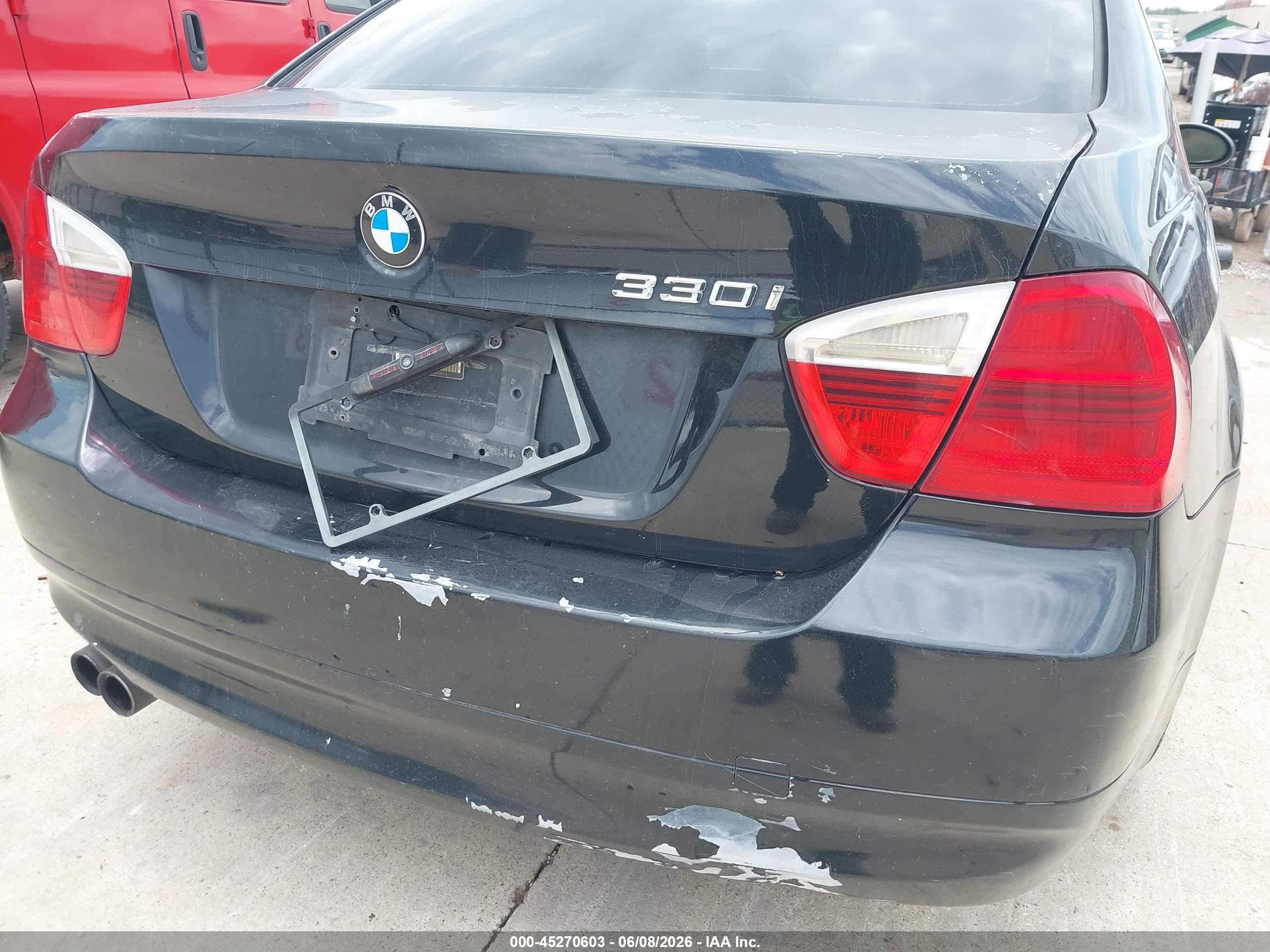 2006 Bmw 330i   Black vin: WBAVB335X6KS32074