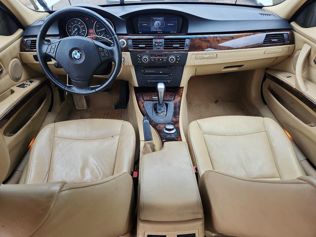2007 Bmw 335 I White vin: WBAVB73507KY61724