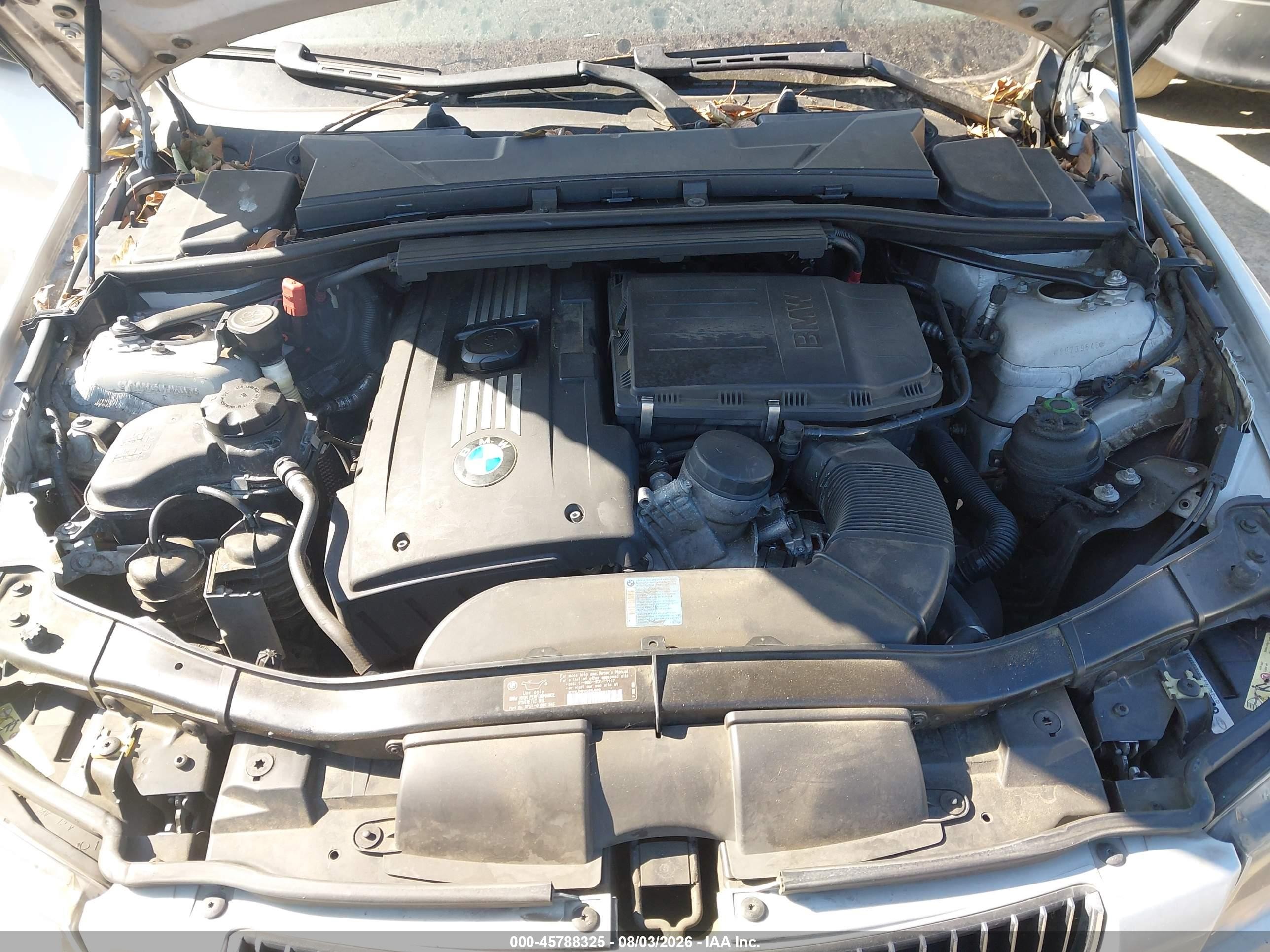 2007 Bmw 335i   Silver vin: WBAVB73507PA88338