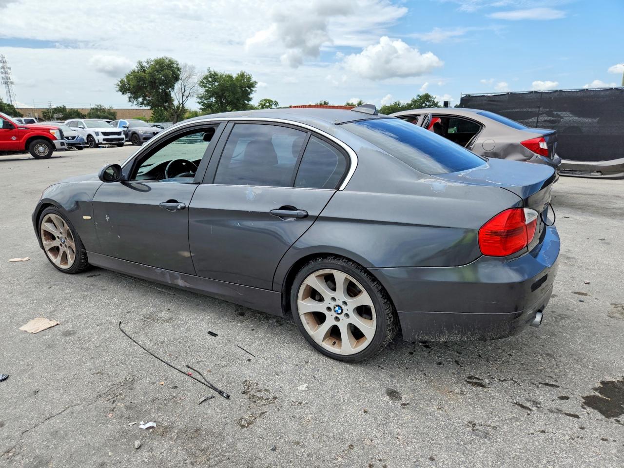 2007 Bmw 335 I Gray vin: WBAVB73517PA86582