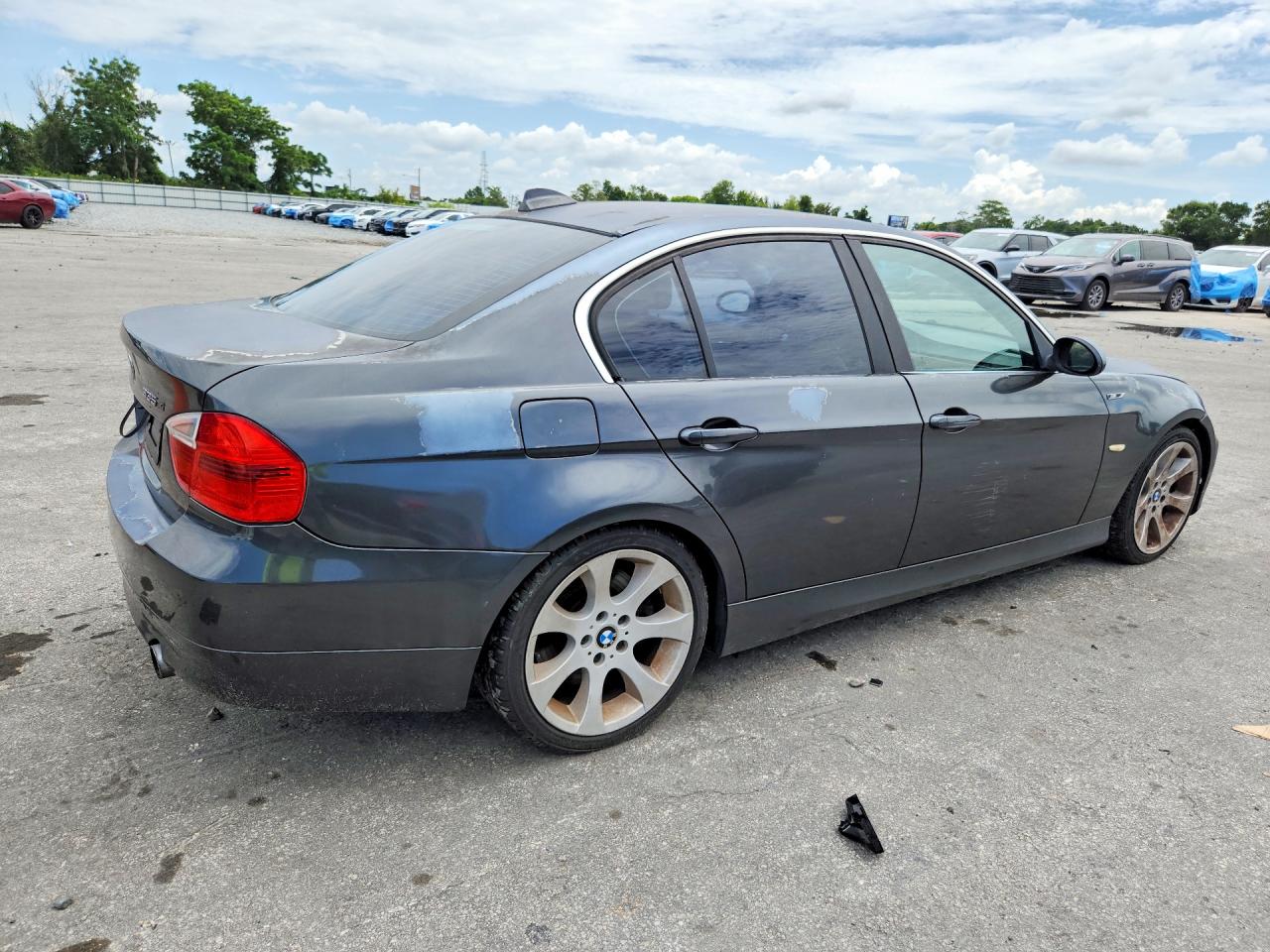 2007 Bmw 335 I Gray vin: WBAVB73517PA86582
