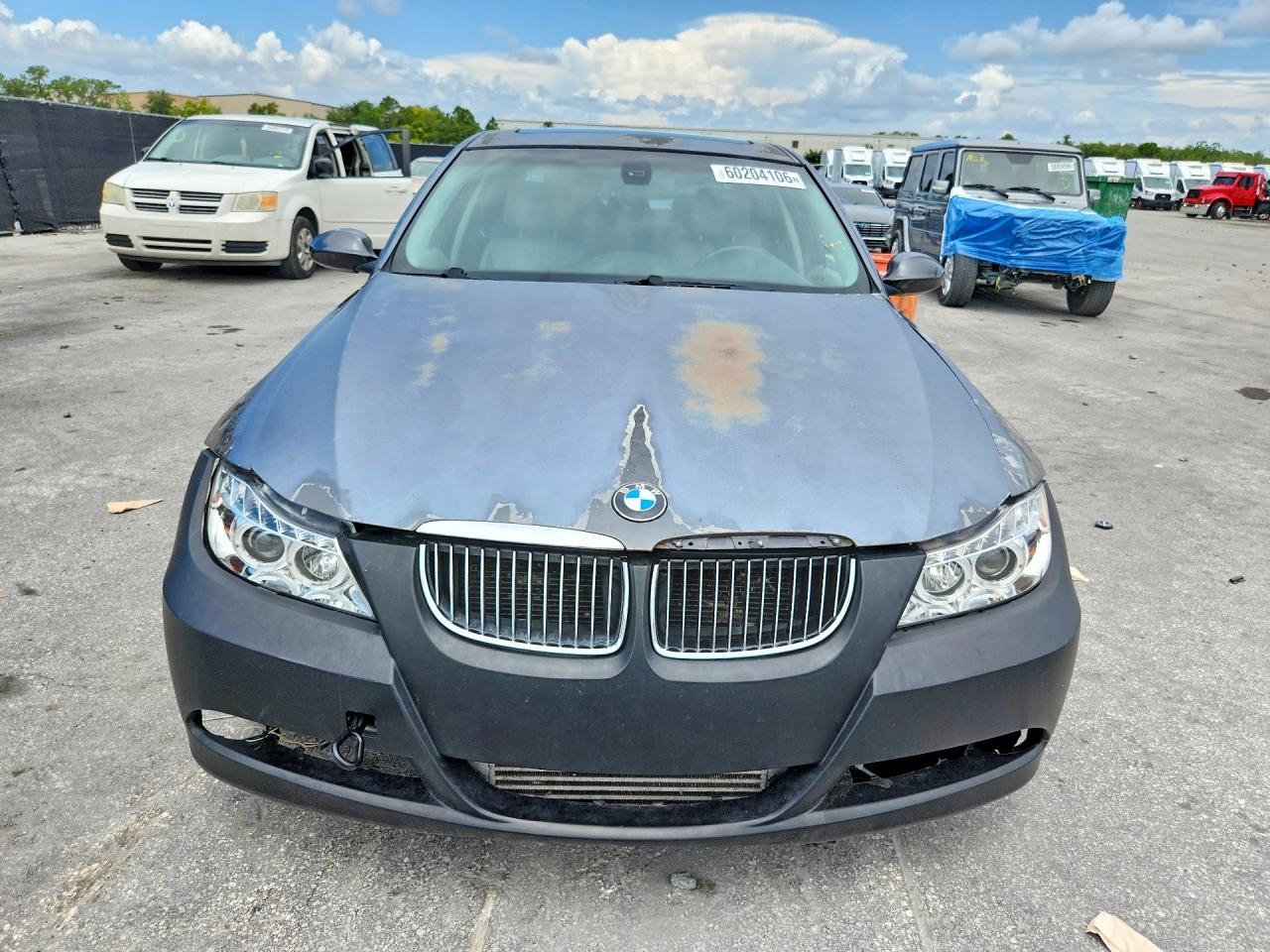 2007 Bmw 335 I Gray vin: WBAVB73517PA86582