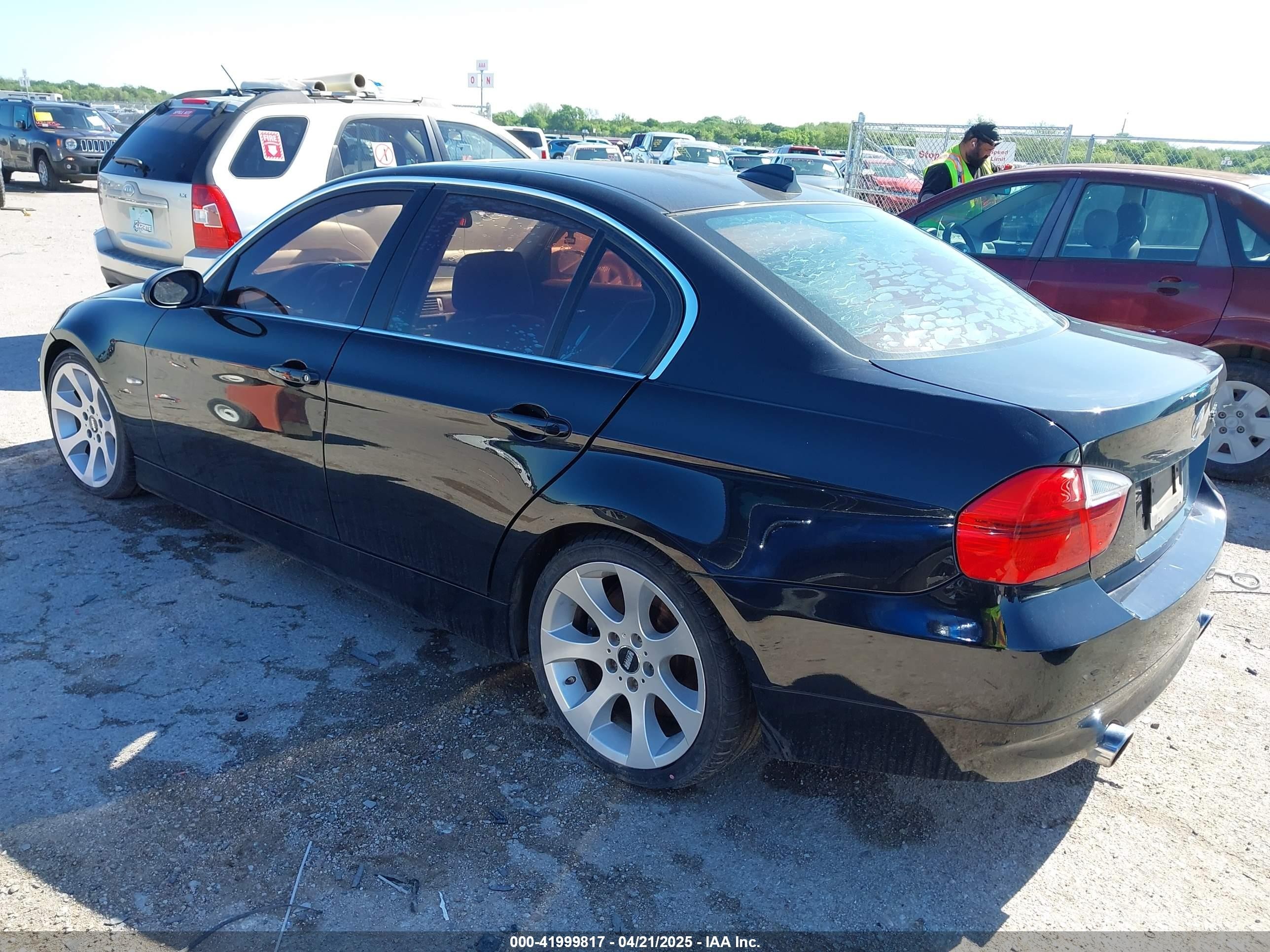 2007 Bmw 335i   Black vin: WBAVB73517VF54080