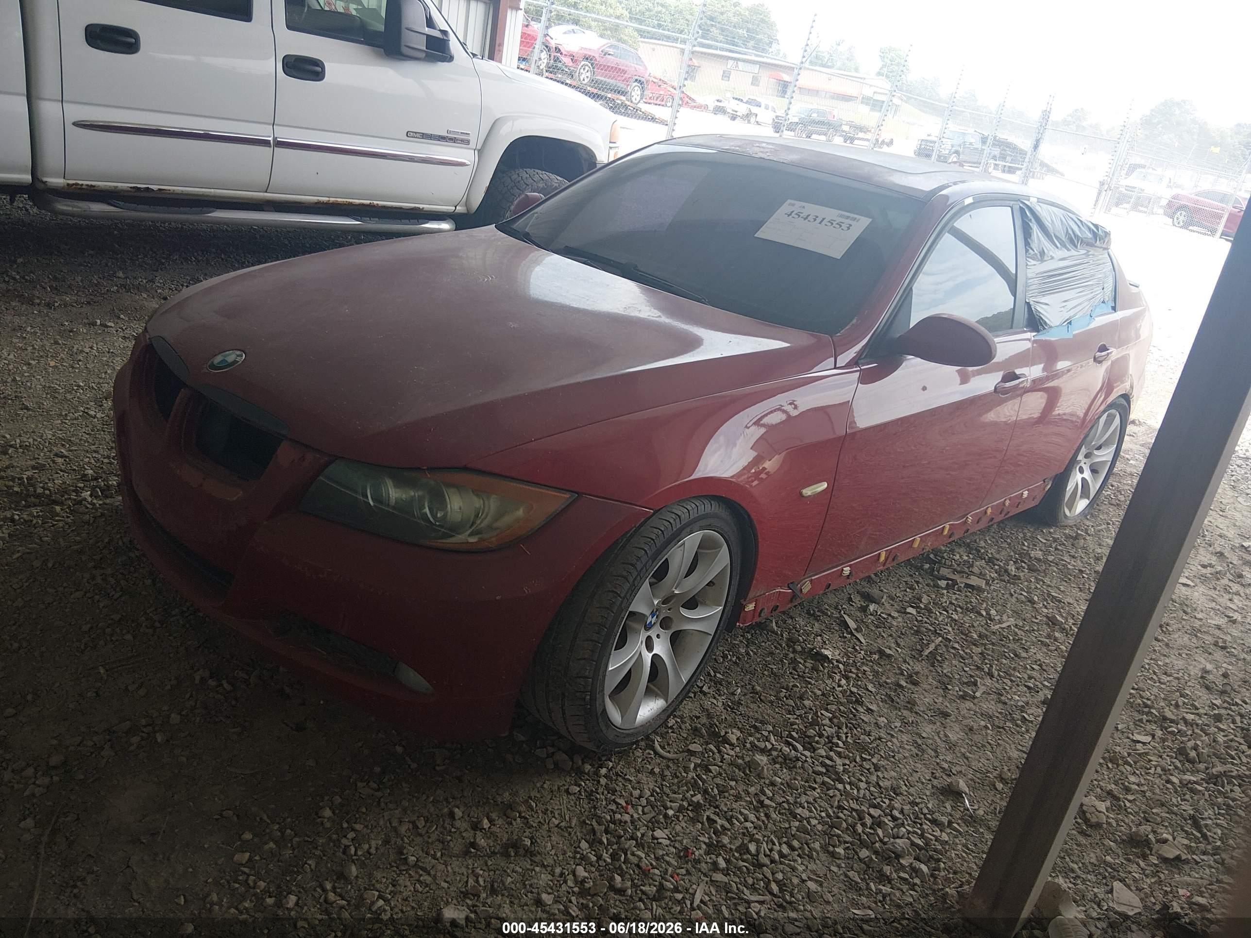 2008 Bmw 335i   Red vin: WBAVB73518VH26304