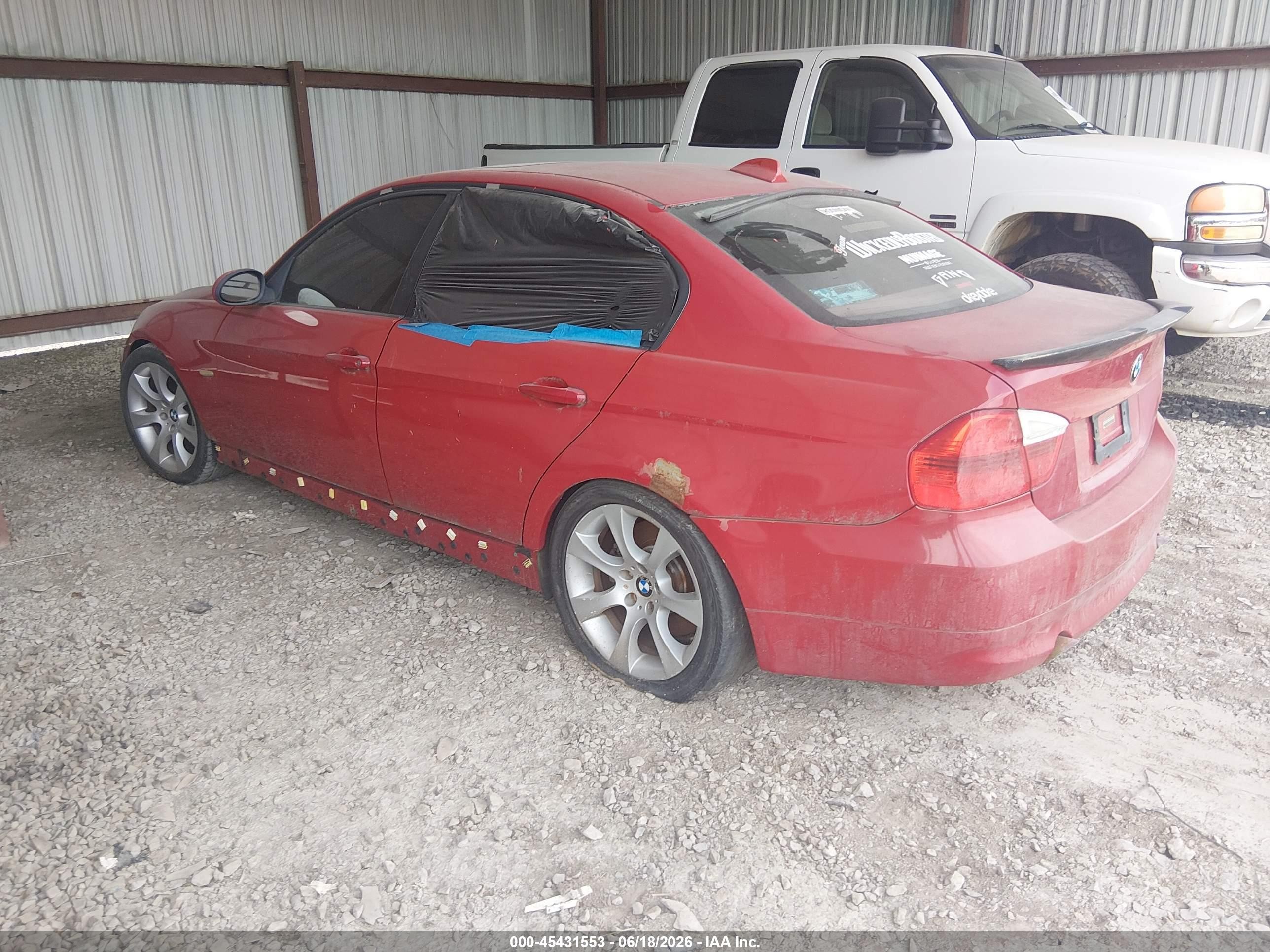 2008 Bmw 335i   Red vin: WBAVB73518VH26304