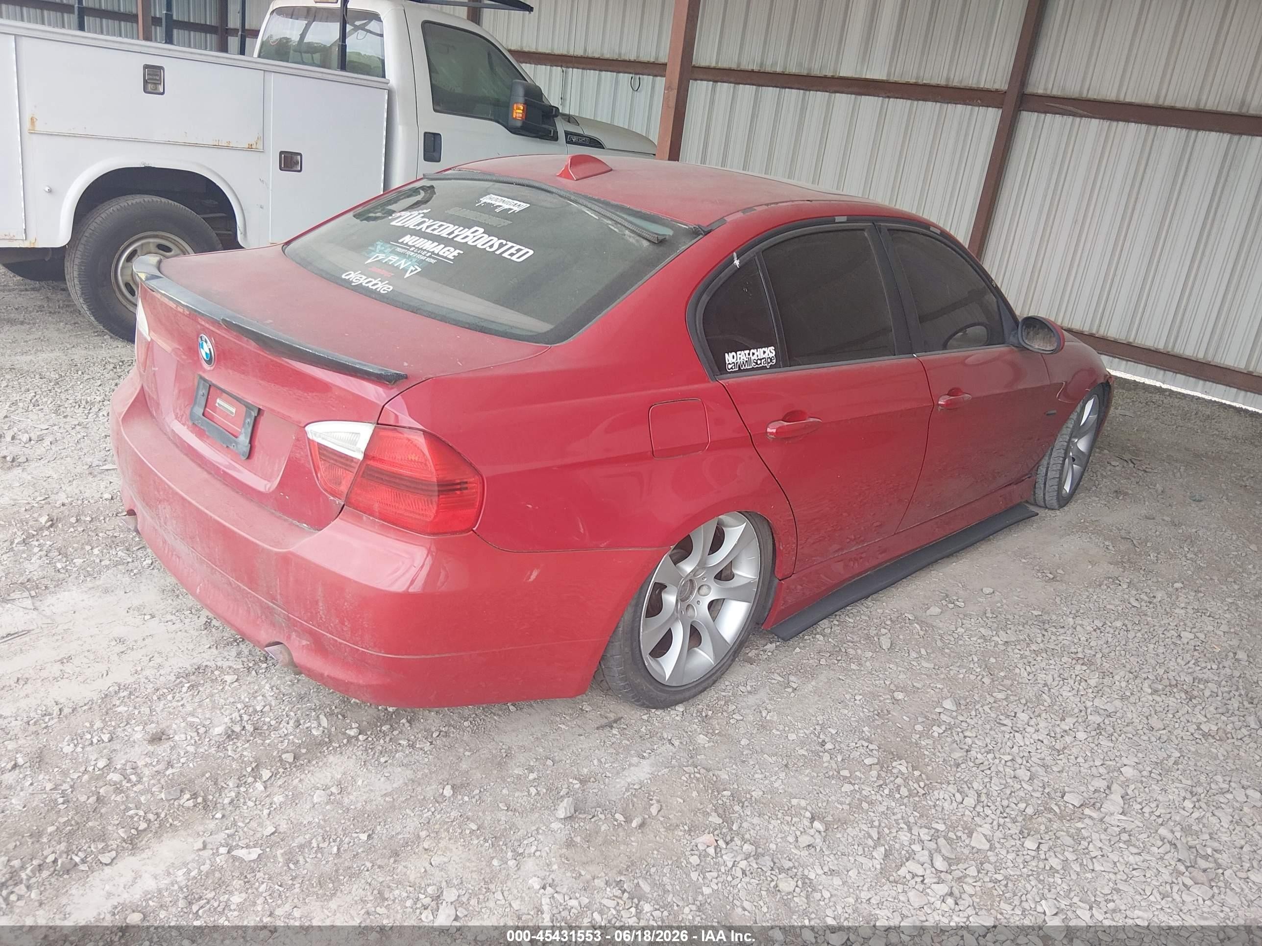2008 Bmw 335i   Red vin: WBAVB73518VH26304