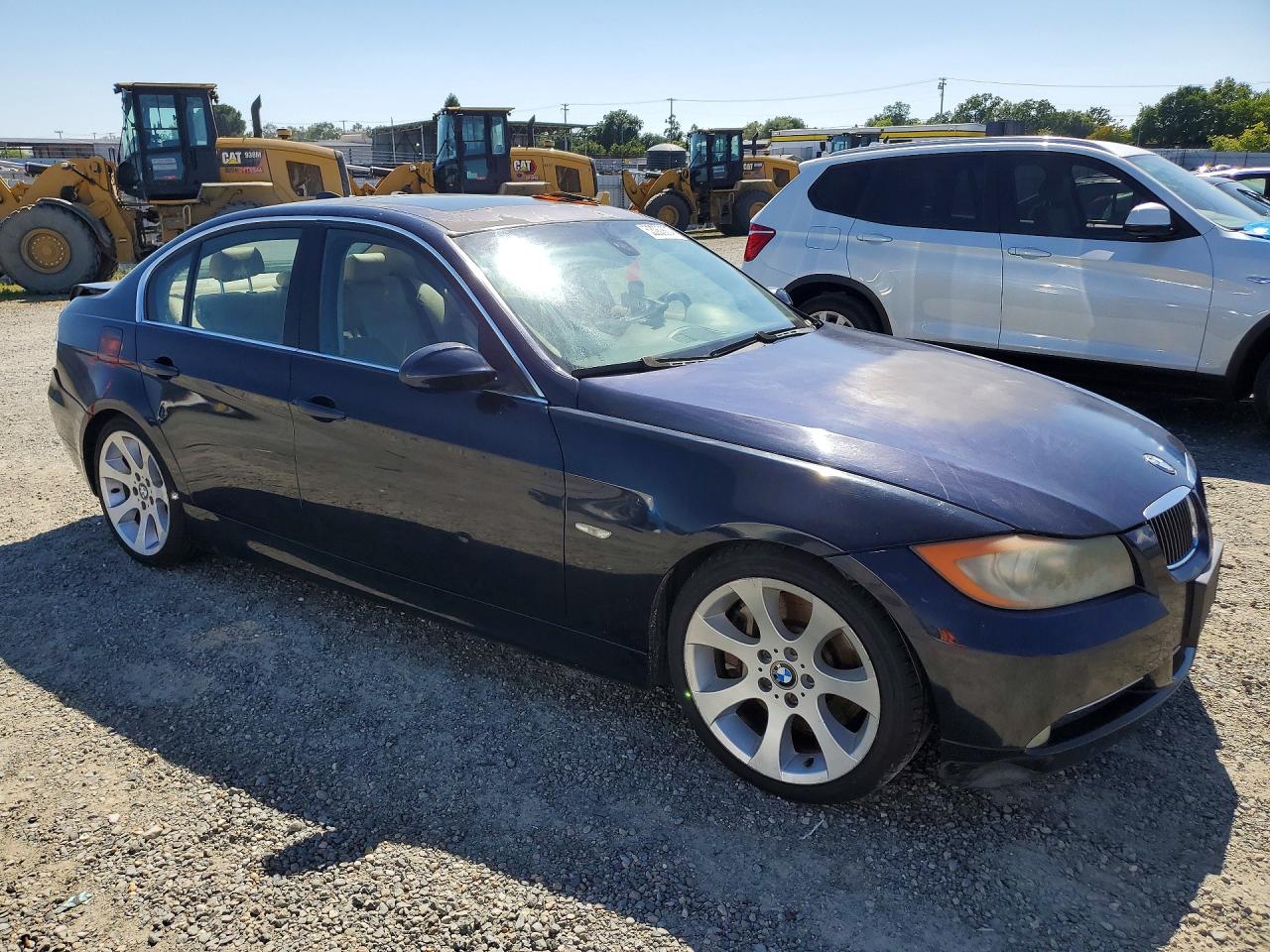 2007 Bmw 335 I Blue vin: WBAVB73527P100373