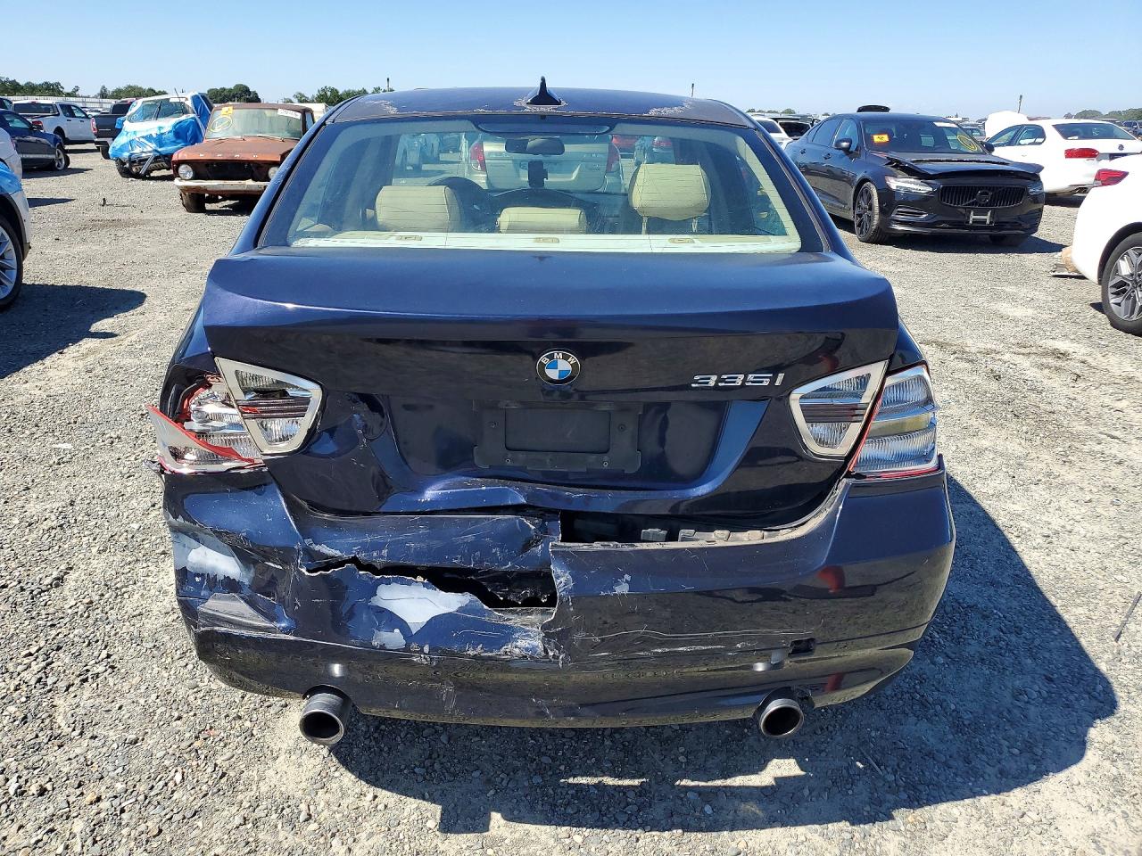 2007 Bmw 335 I Blue vin: WBAVB73527P100373