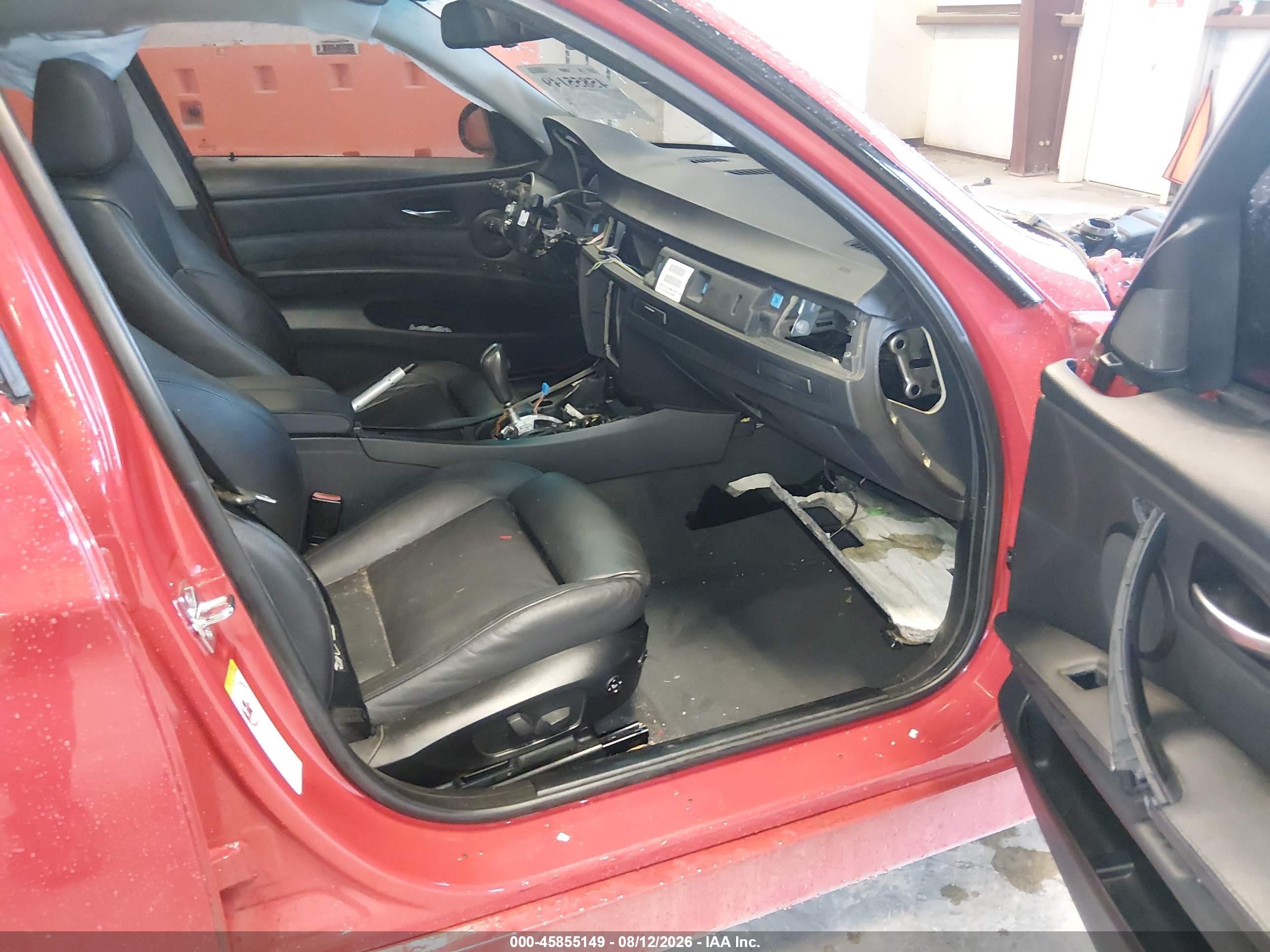 2007 Bmw 335i   Красный vin: WBAVB73537VF51648