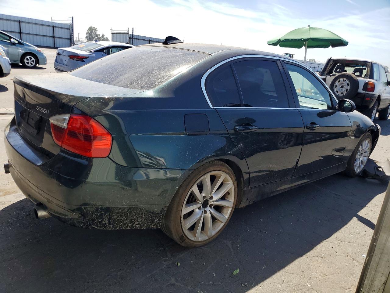 2007 Bmw 335 I Green vin: WBAVB73547KY61516