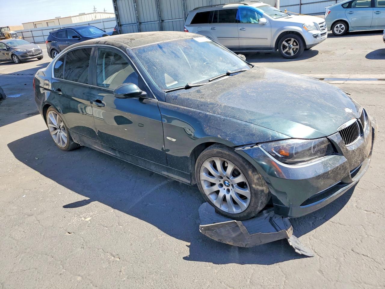 2007 Bmw 335 I Green vin: WBAVB73547KY61516