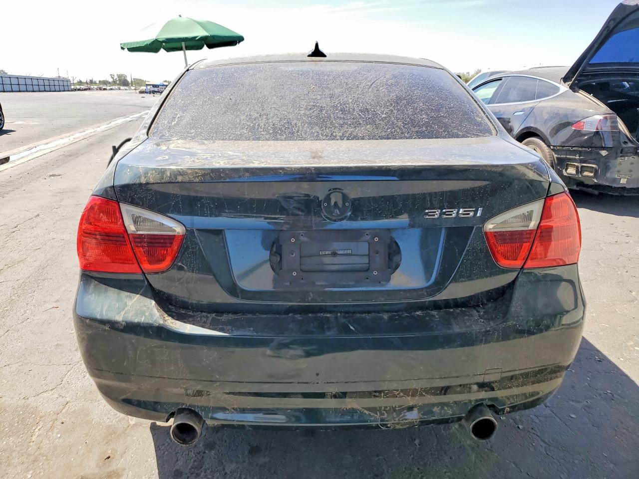 2007 Bmw 335 I Green vin: WBAVB73547KY61516