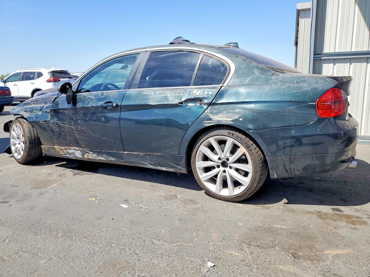 2007 Bmw 335 I Green vin: WBAVB73547KY61516