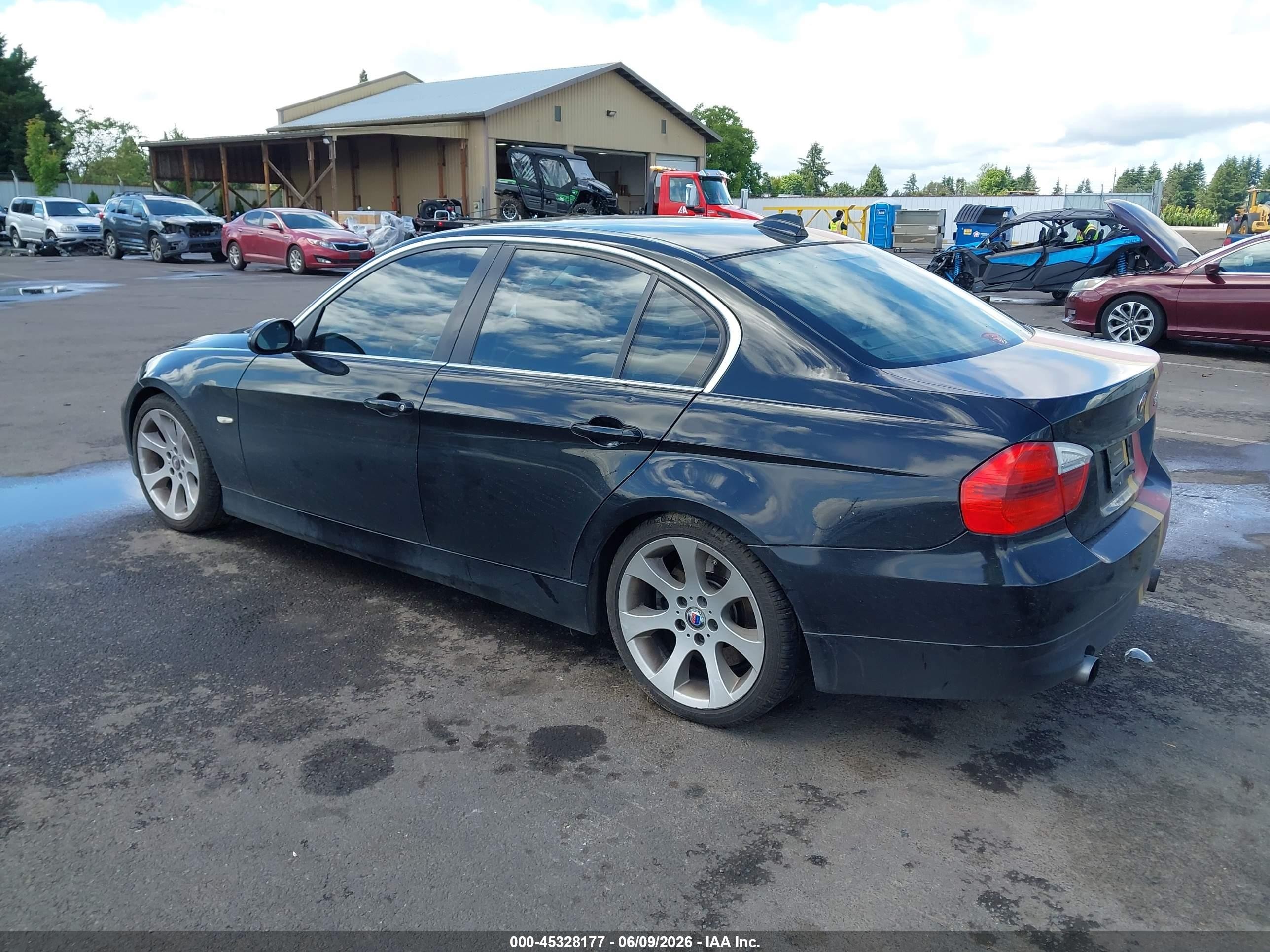 2007 Bmw 335i   Black vin: WBAVB73547VH22522