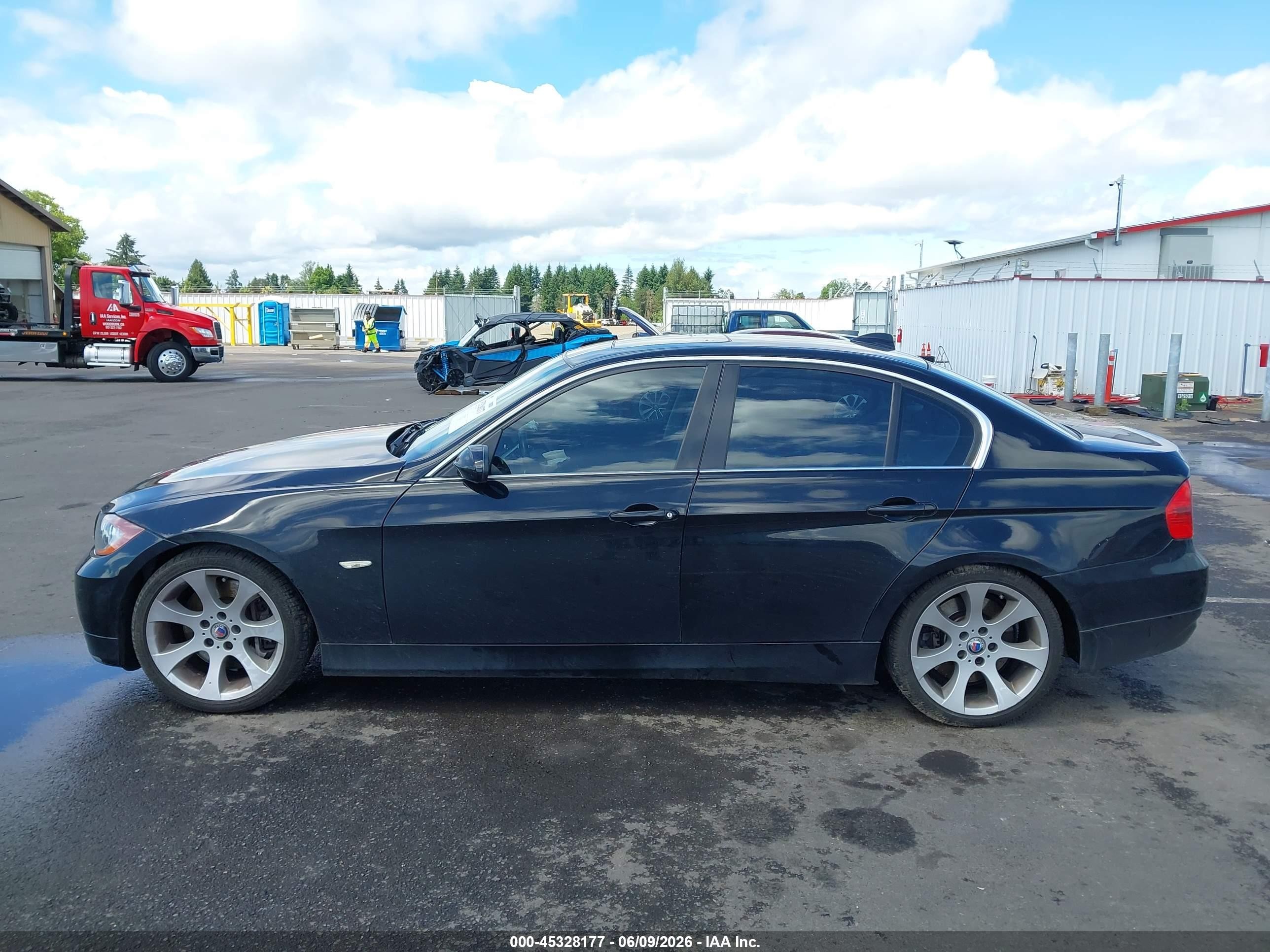2007 Bmw 335i   Black vin: WBAVB73547VH22522