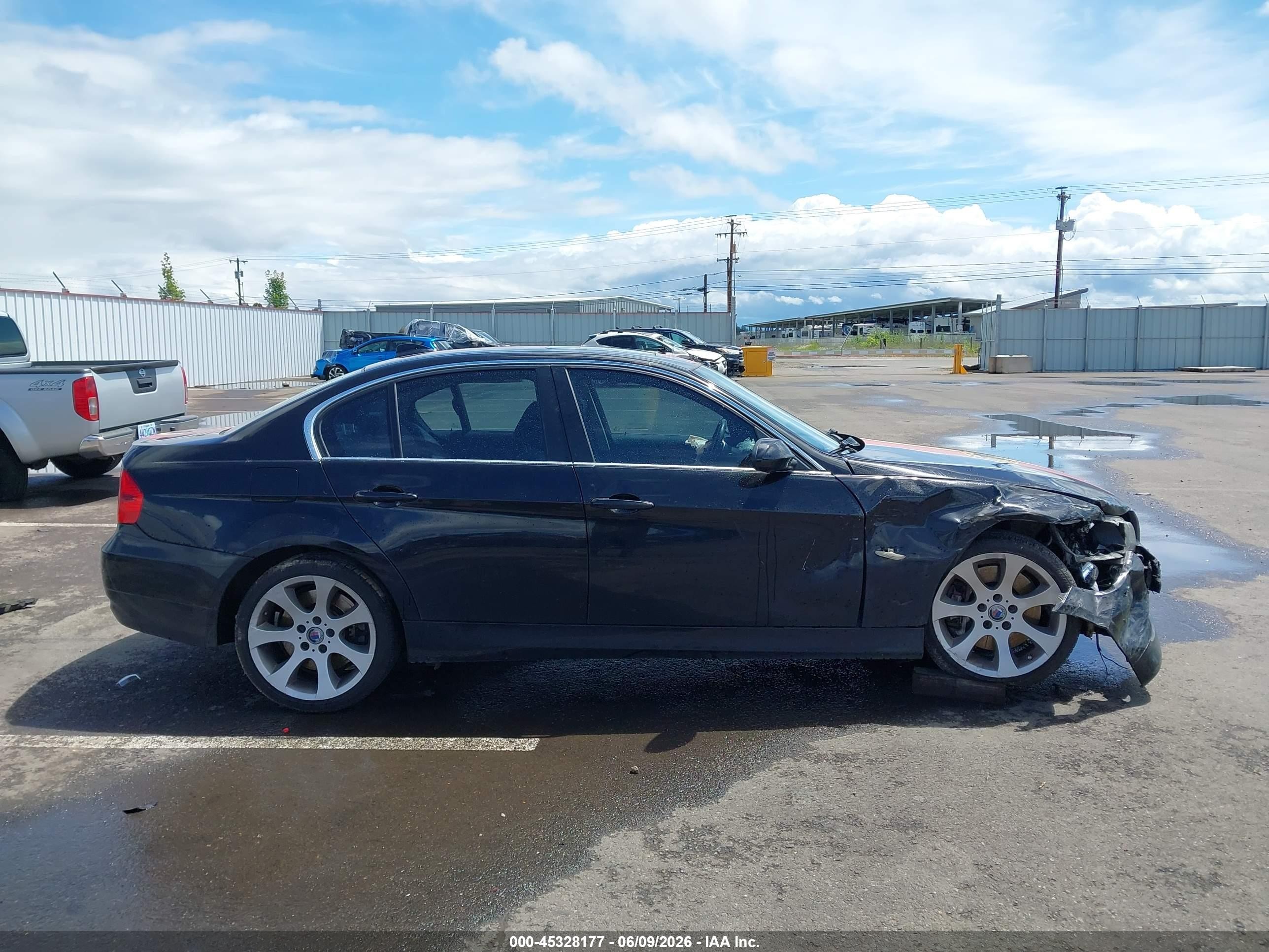 2007 Bmw 335i   Black vin: WBAVB73547VH22522