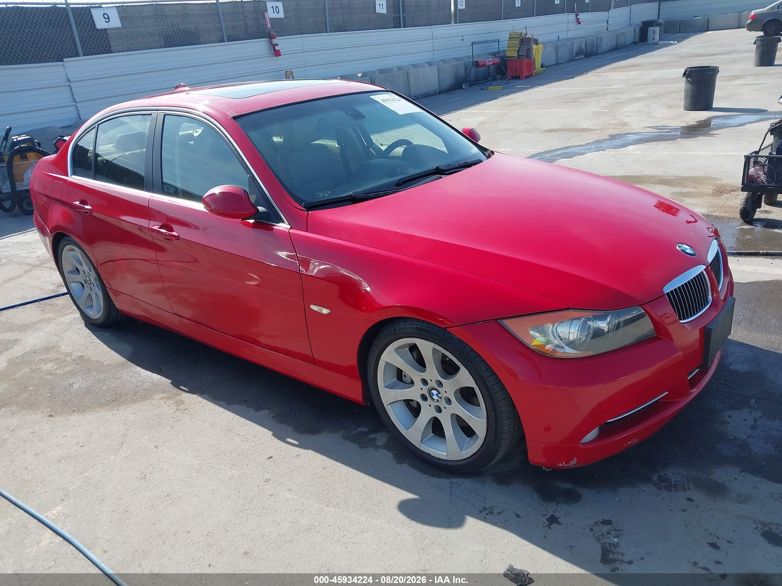 2008 Bmw 335i   Red vin: WBAVB73548KY65244