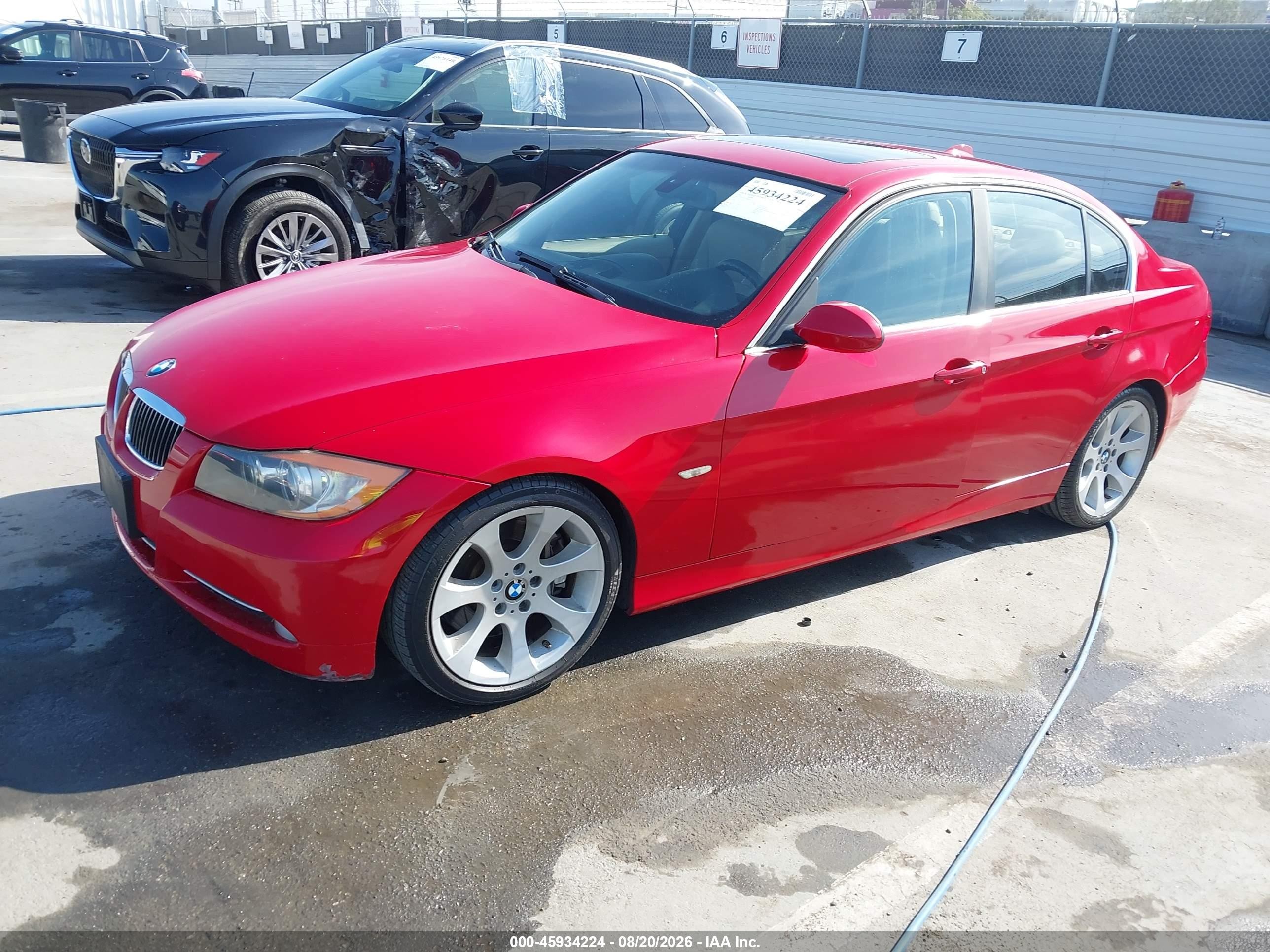 2008 Bmw 335i   Red vin: WBAVB73548KY65244