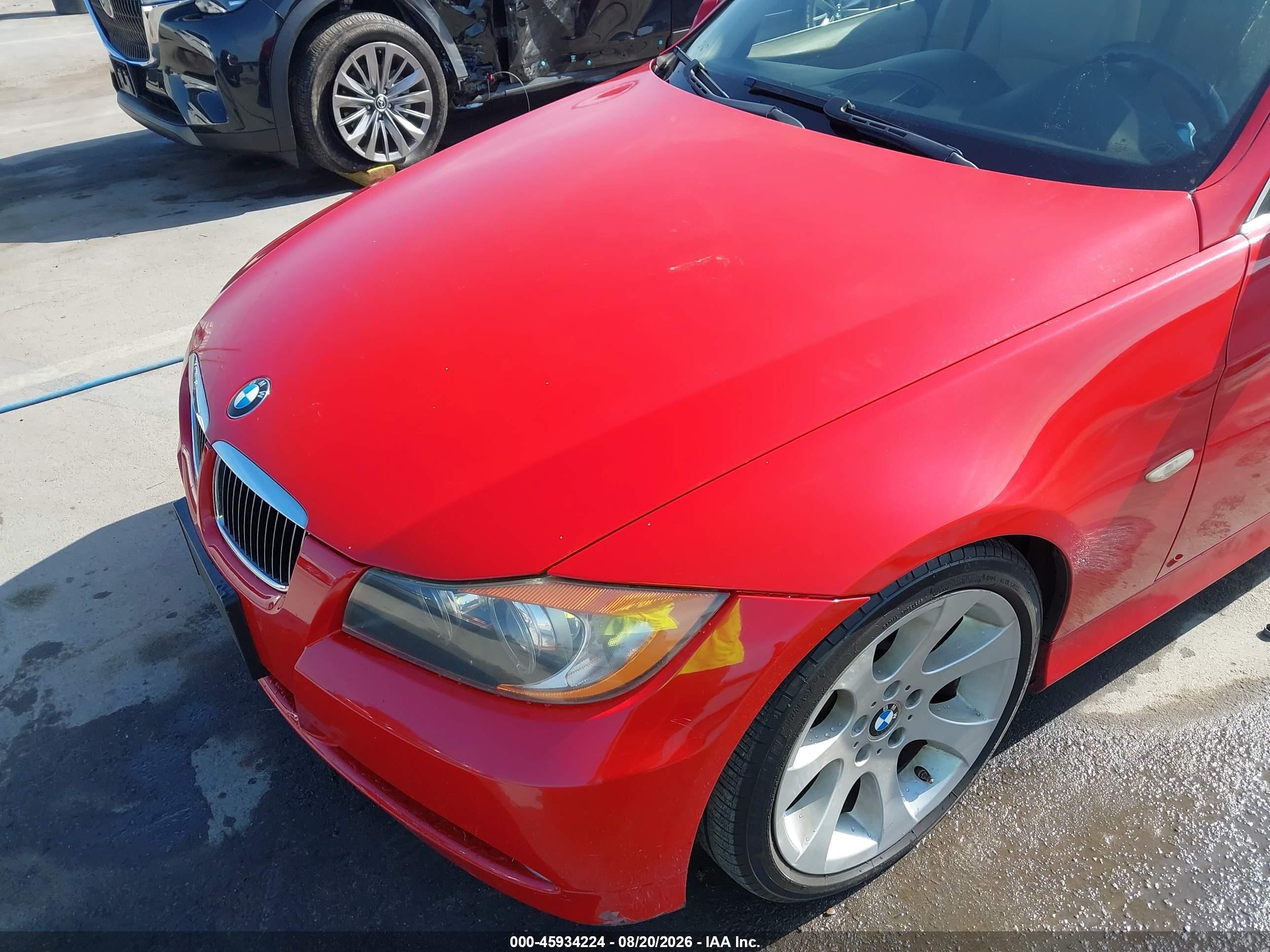 2008 Bmw 335i   Red vin: WBAVB73548KY65244