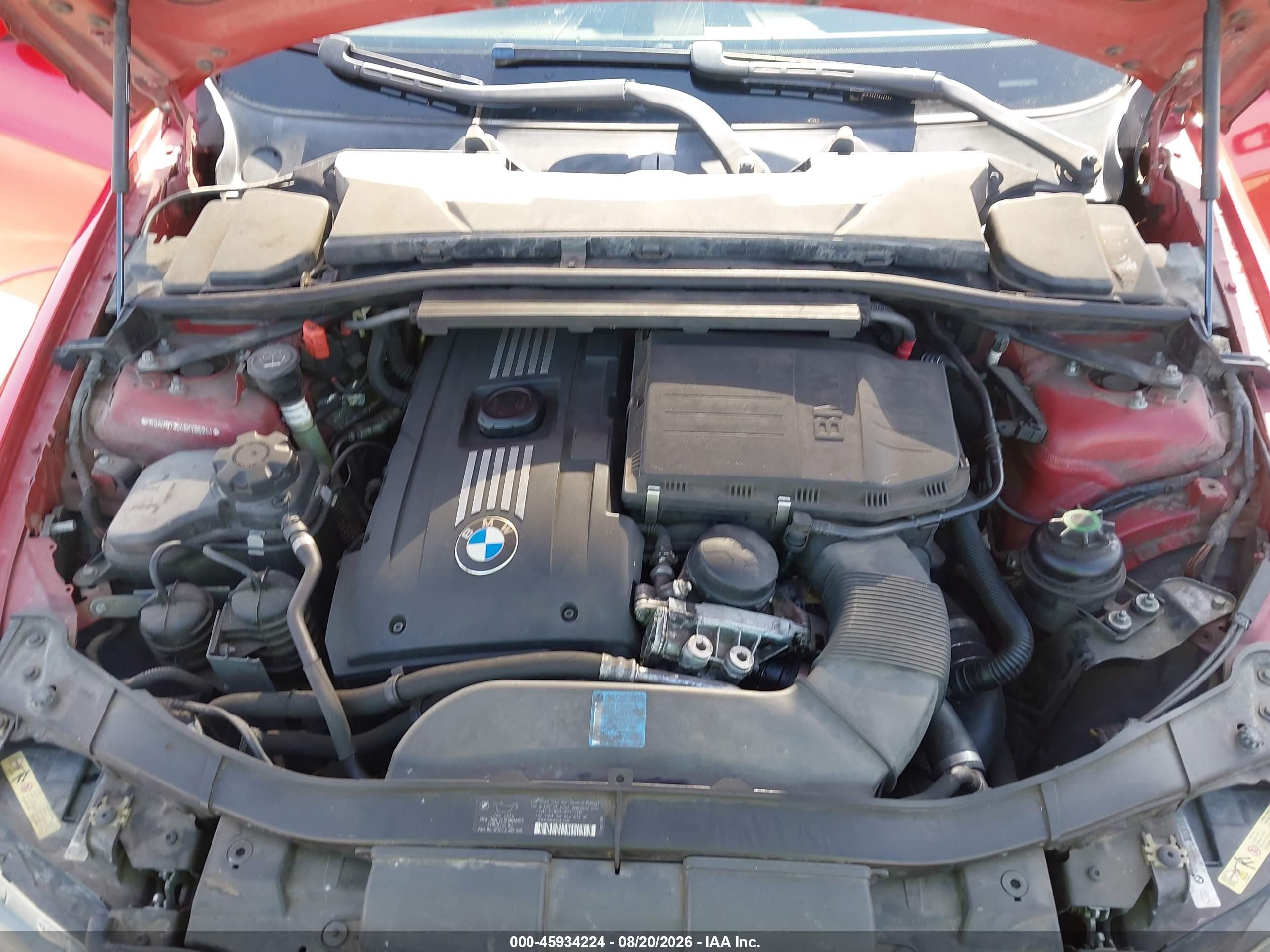 2008 Bmw 335i   Red vin: WBAVB73548KY65244
