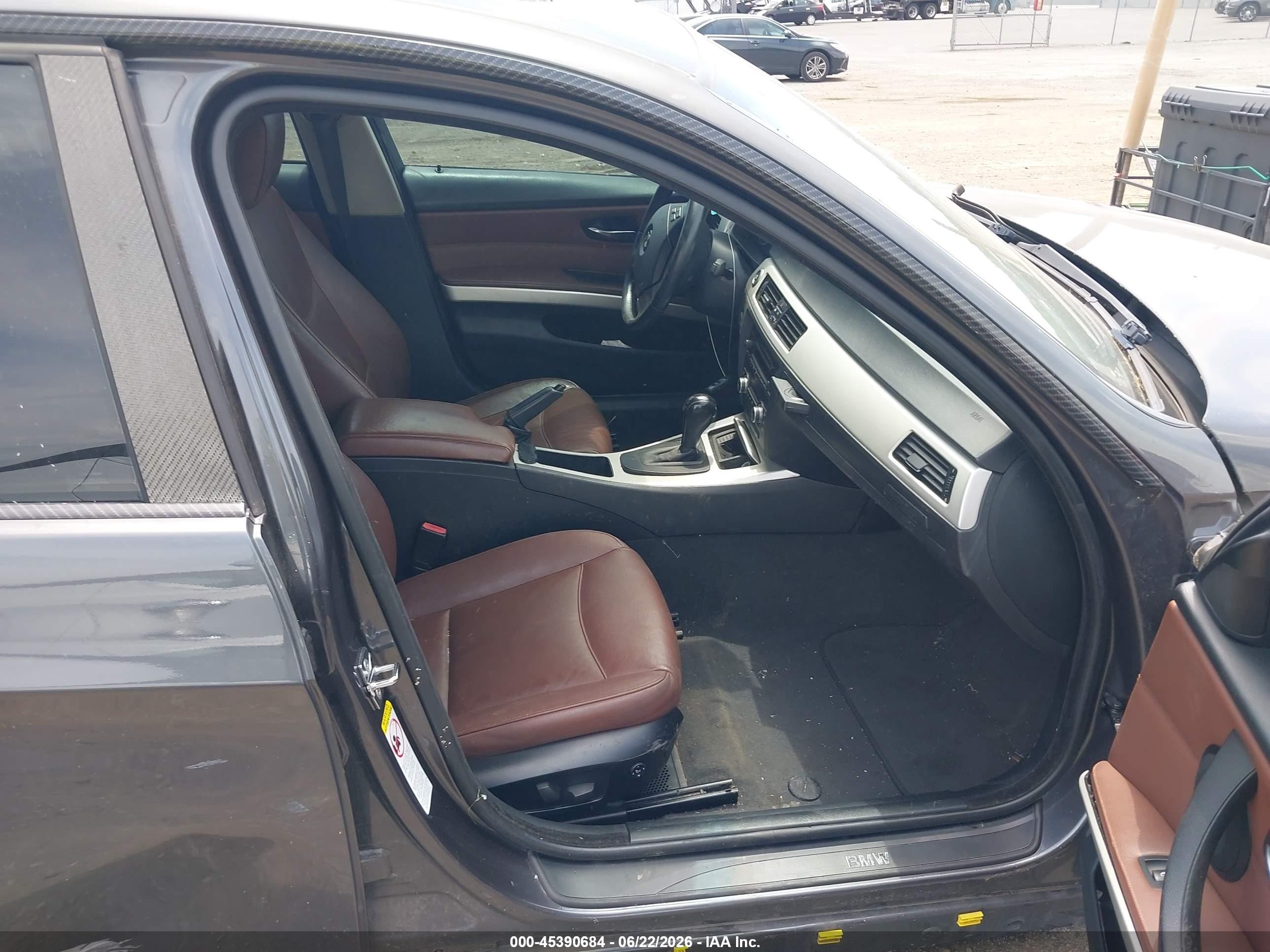 2007 Bmw 335i   Gray vin: WBAVB73557P100027