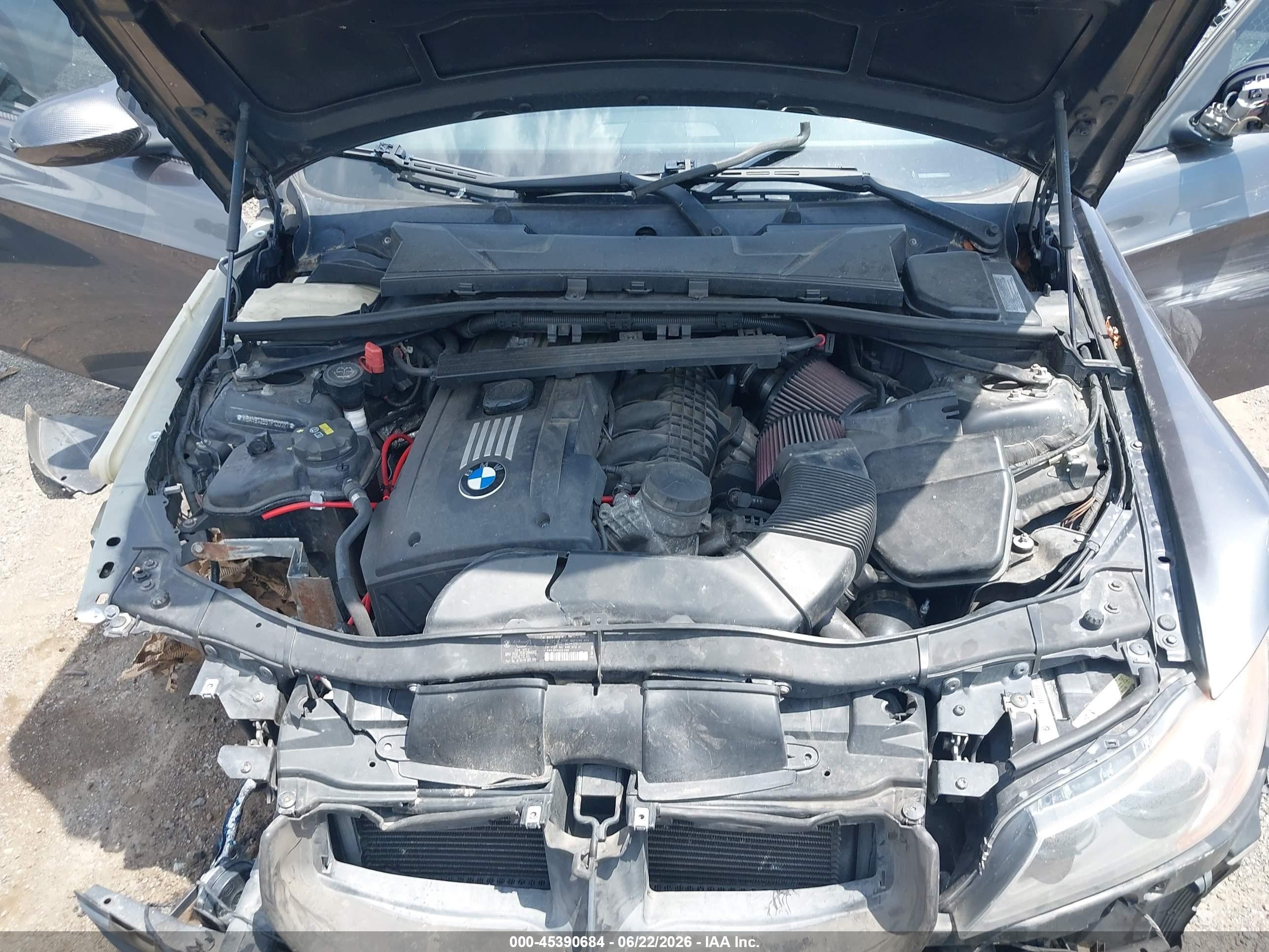 2007 Bmw 335i   Gray vin: WBAVB73557P100027