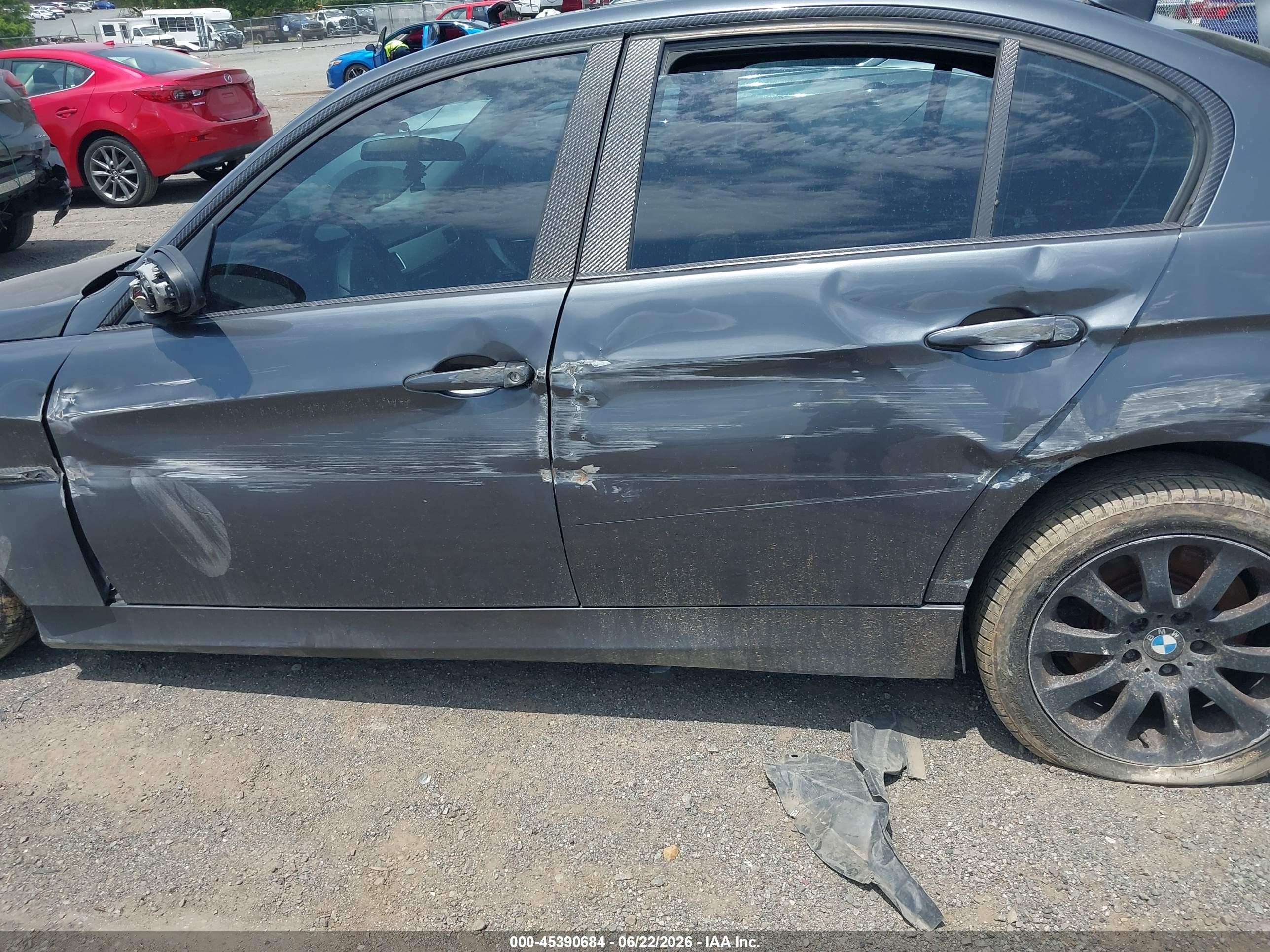 2007 Bmw 335i   Gray vin: WBAVB73557P100027