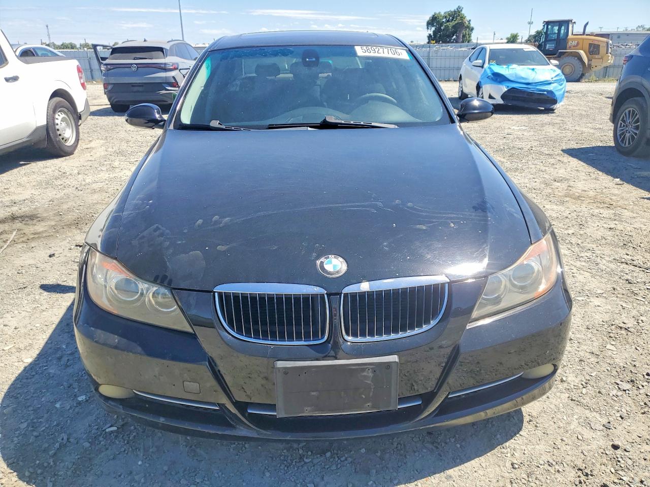 2007 Bmw 335 I Black vin: WBAVB73567PA86433